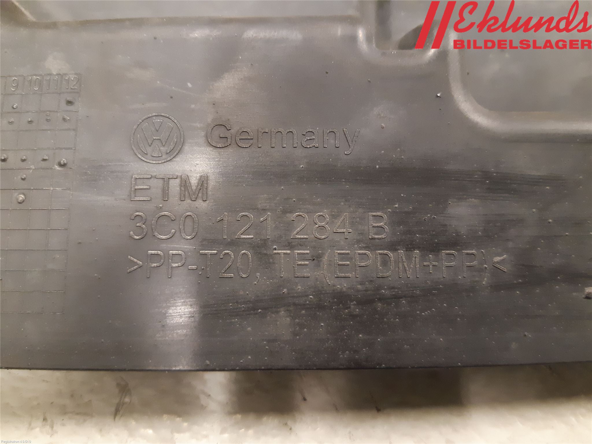 Volkswagen VW PASSAT 05-11 Deflektor Plåt-Plast Kylning