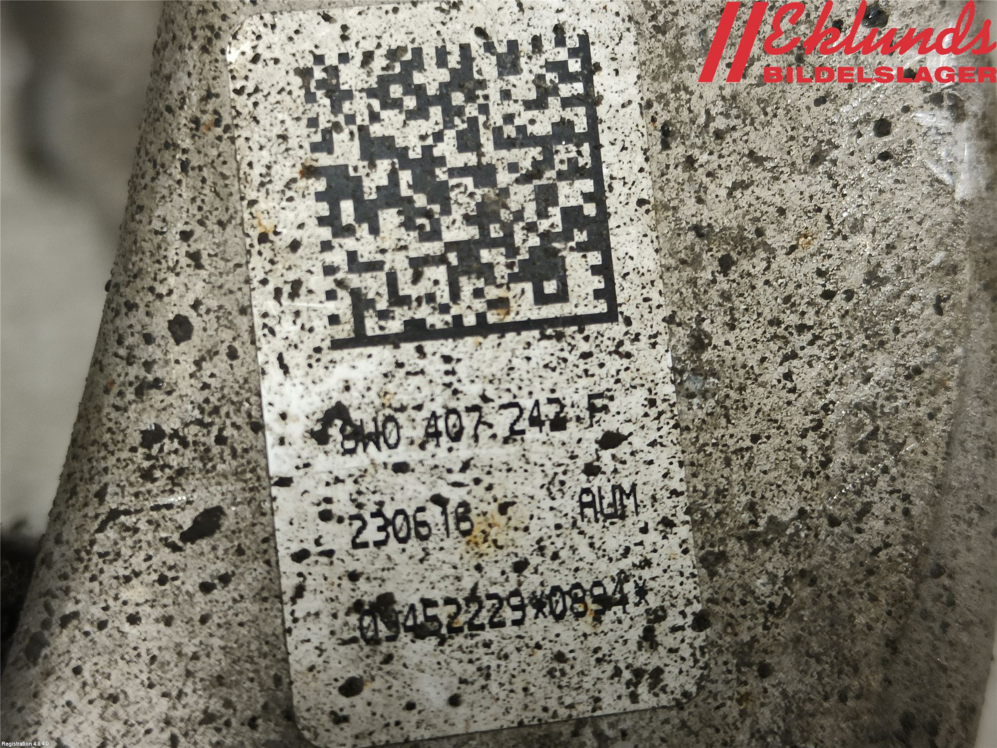 Audi A4/S4 B9 16-19 Styrspindel Lagerhus Hö