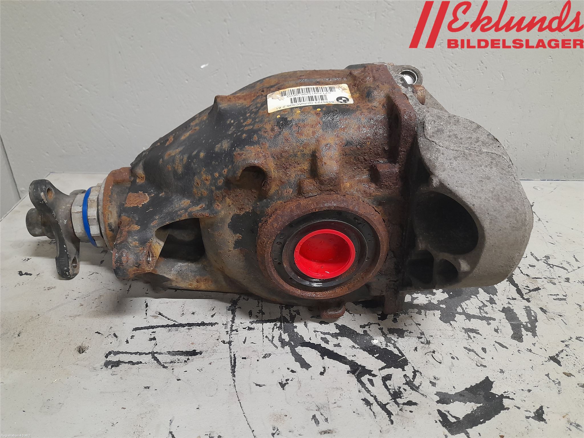 BMW 3 F30/F31/F80 12-19 Bakväxel-Diff