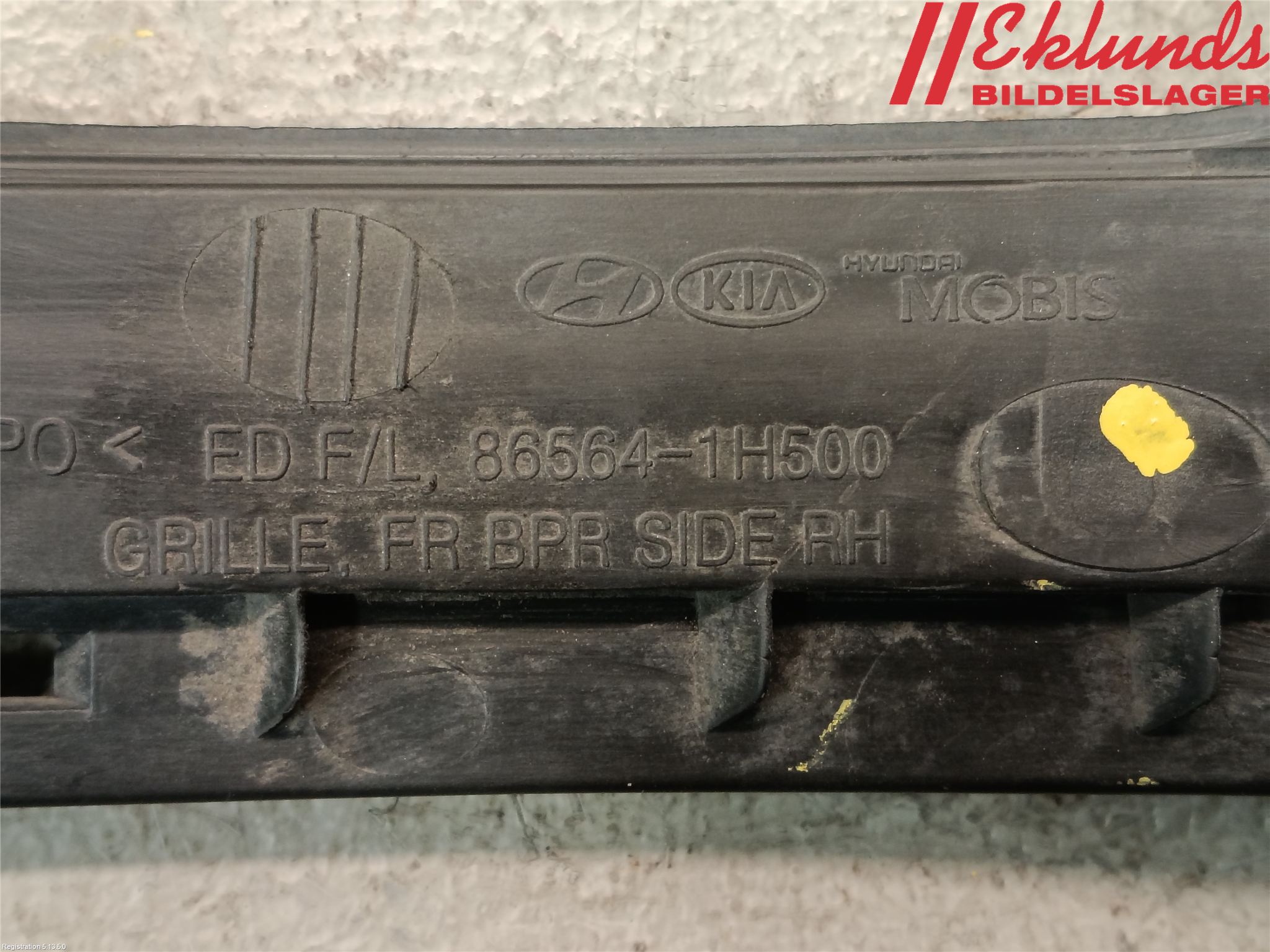 Kia CEED 06-12 Dimljussarg Fram
