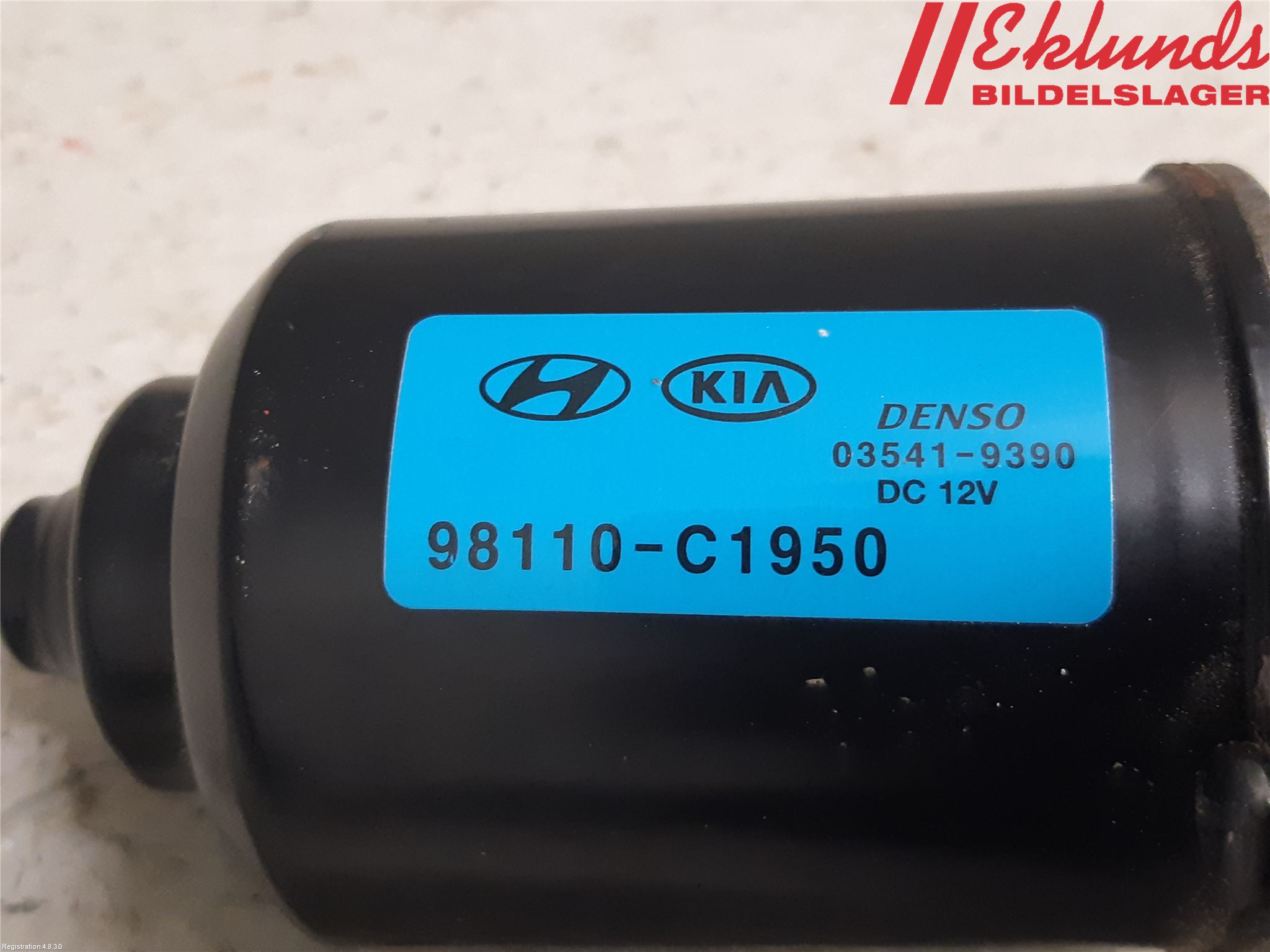 Hyundai KONA/ELECTRIC OS 18-23 Torkarmotor Vindruta