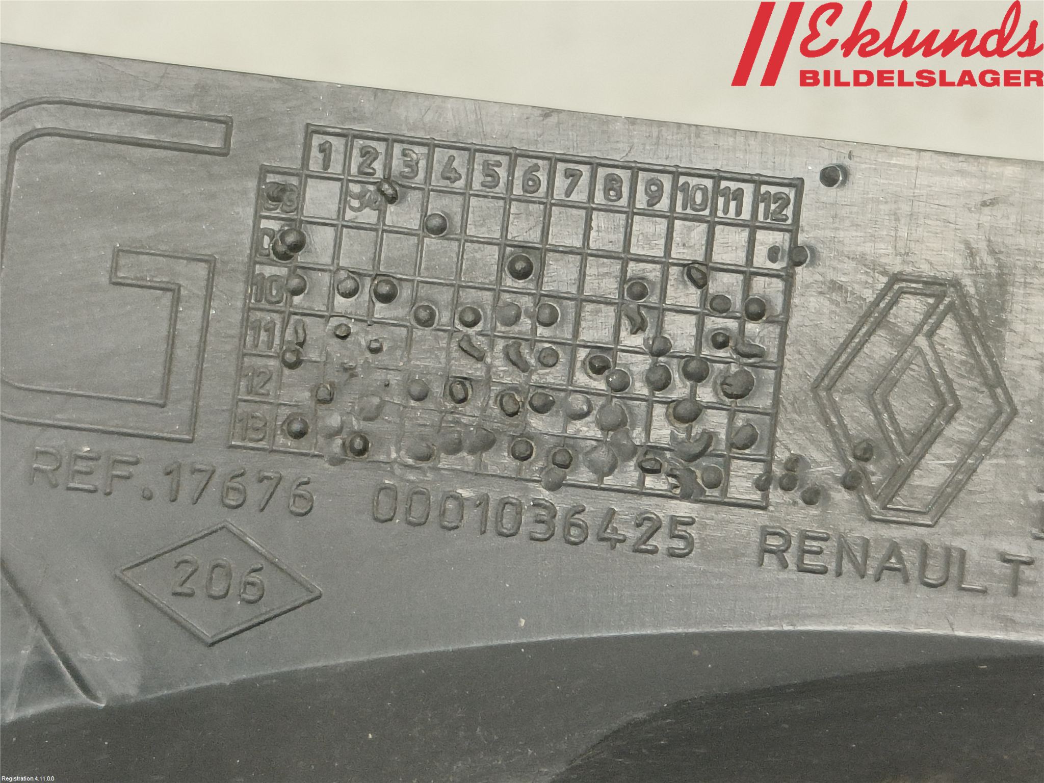 Renault MASTER III 15-20 Dimljussarg Fram