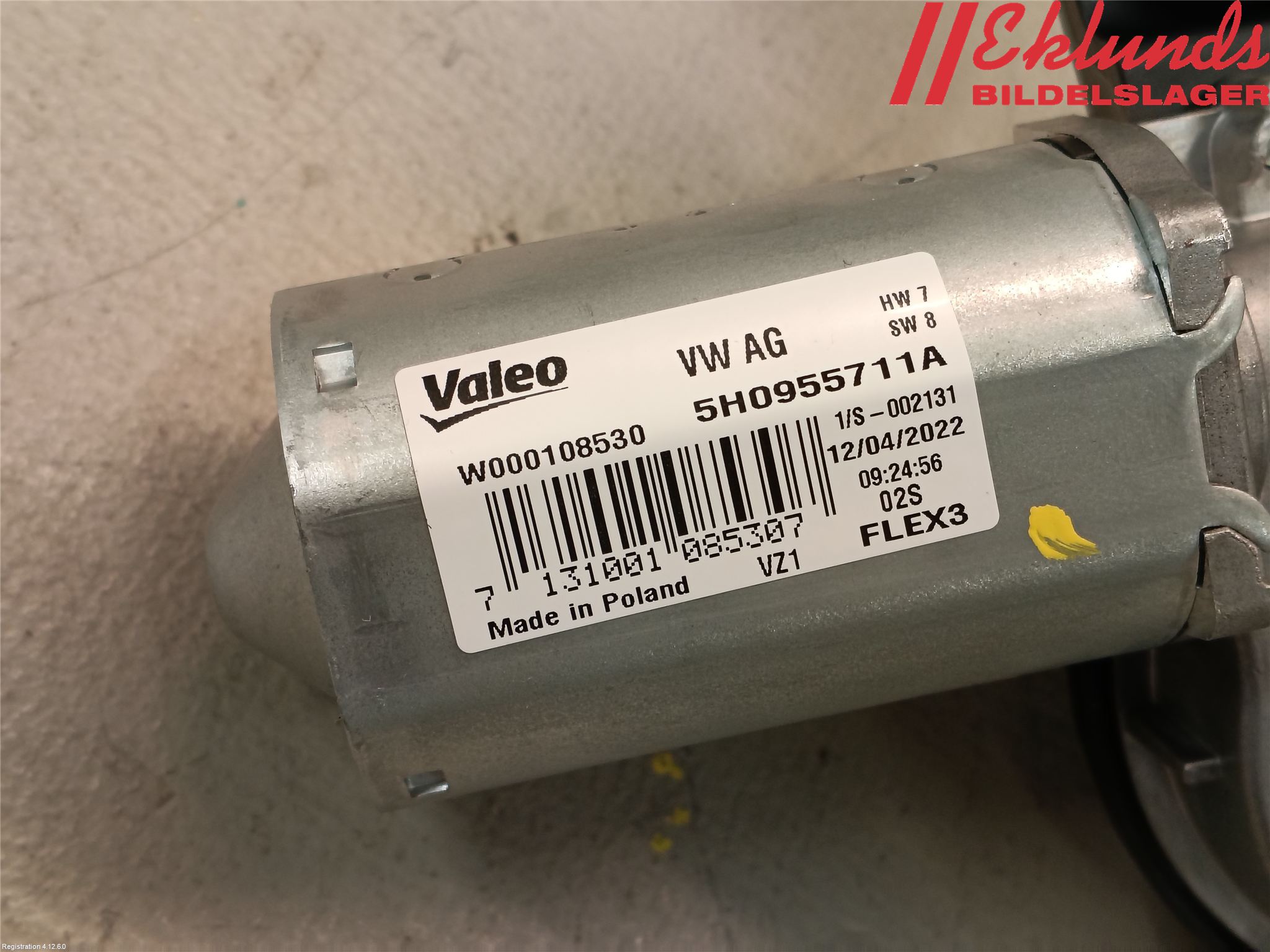 Volkswagen VW ID.4 21- Torkarmotor Baklucka