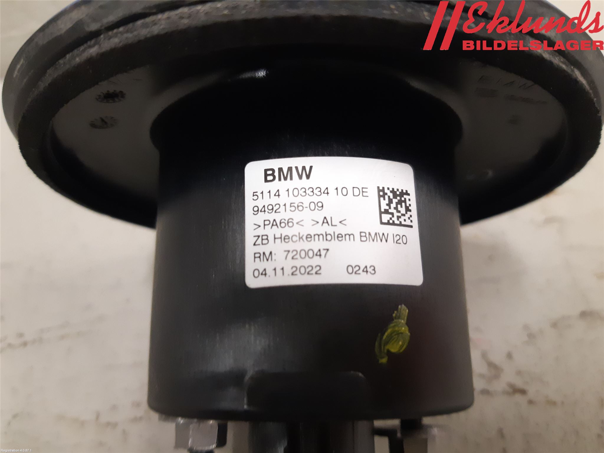 BMW iX I20 22- Emblem