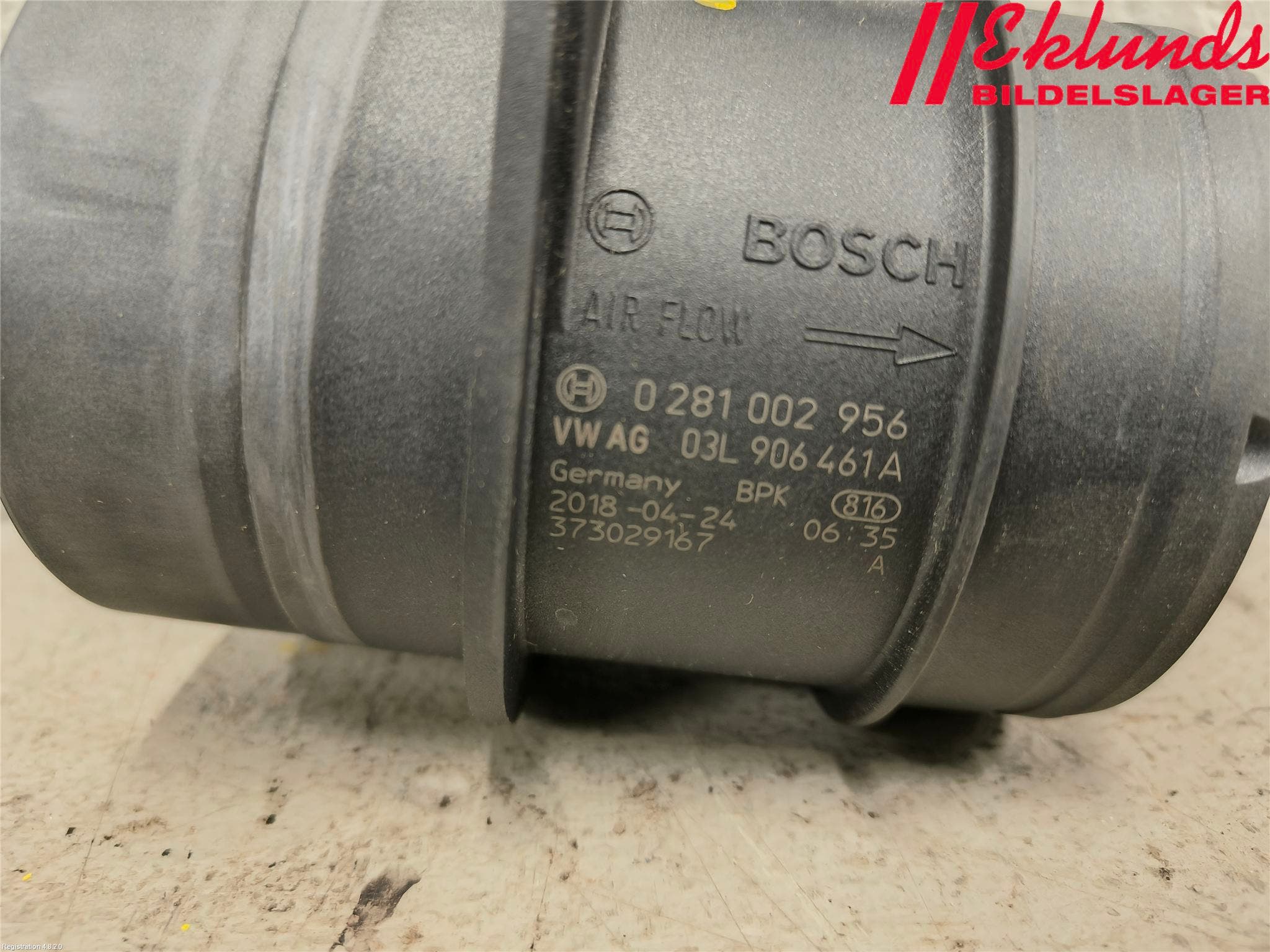 Volkswagen VW PASSAT 15-19 Injluftmassamätare