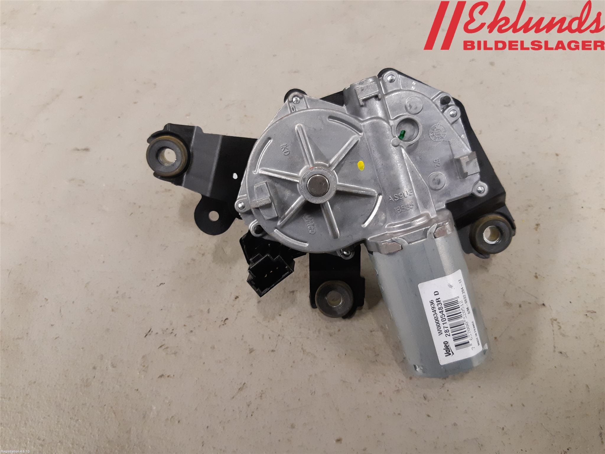 Renault CLIO IV 16-19 Torkarmotor Baklucka