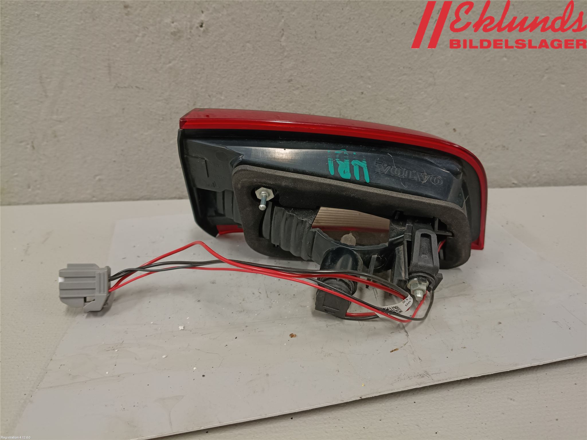 Volvo S60 11-13 Bakljus Lucka Hö