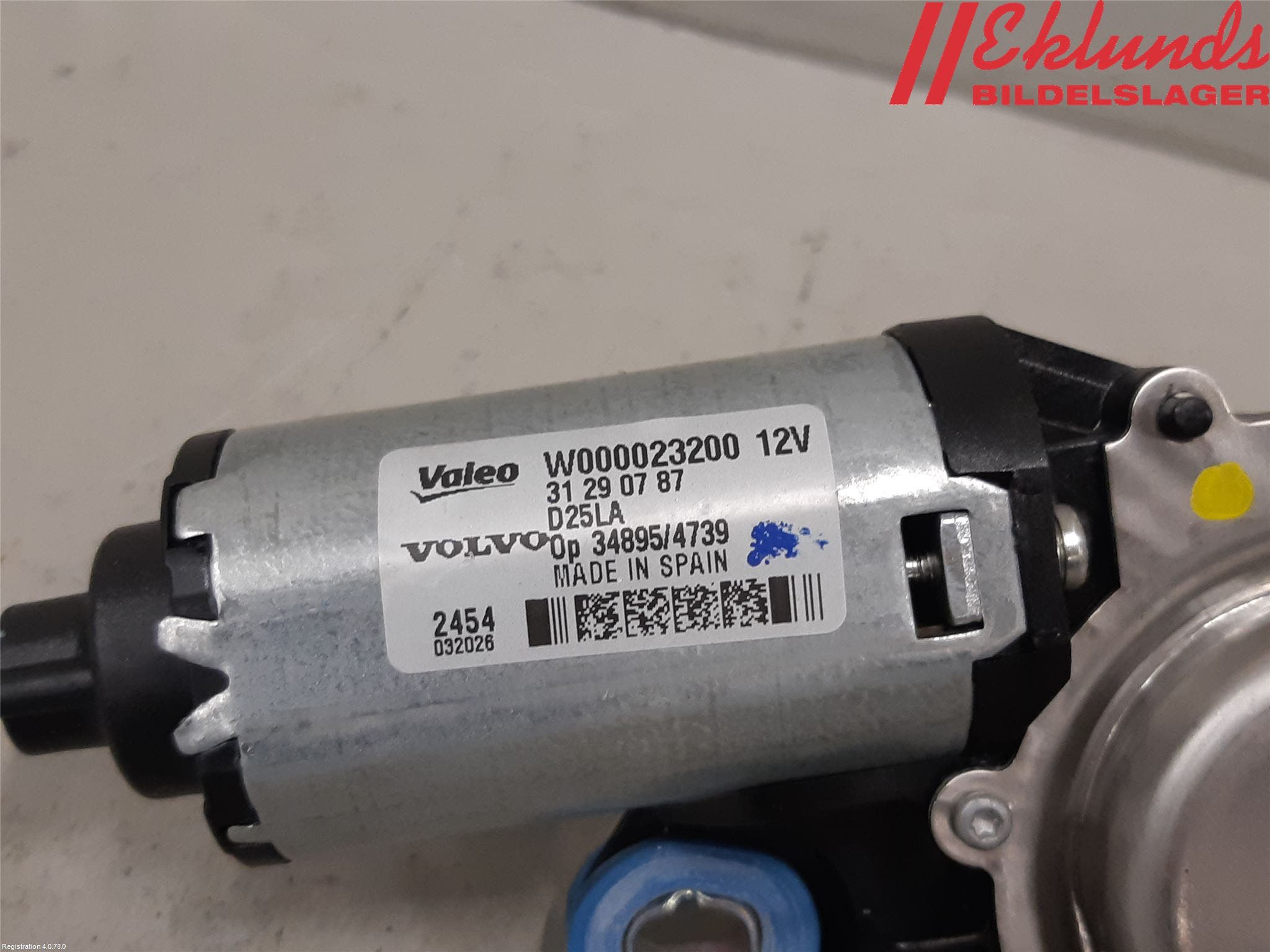 Volvo V70 14-16 Torkarmotor Baklucka