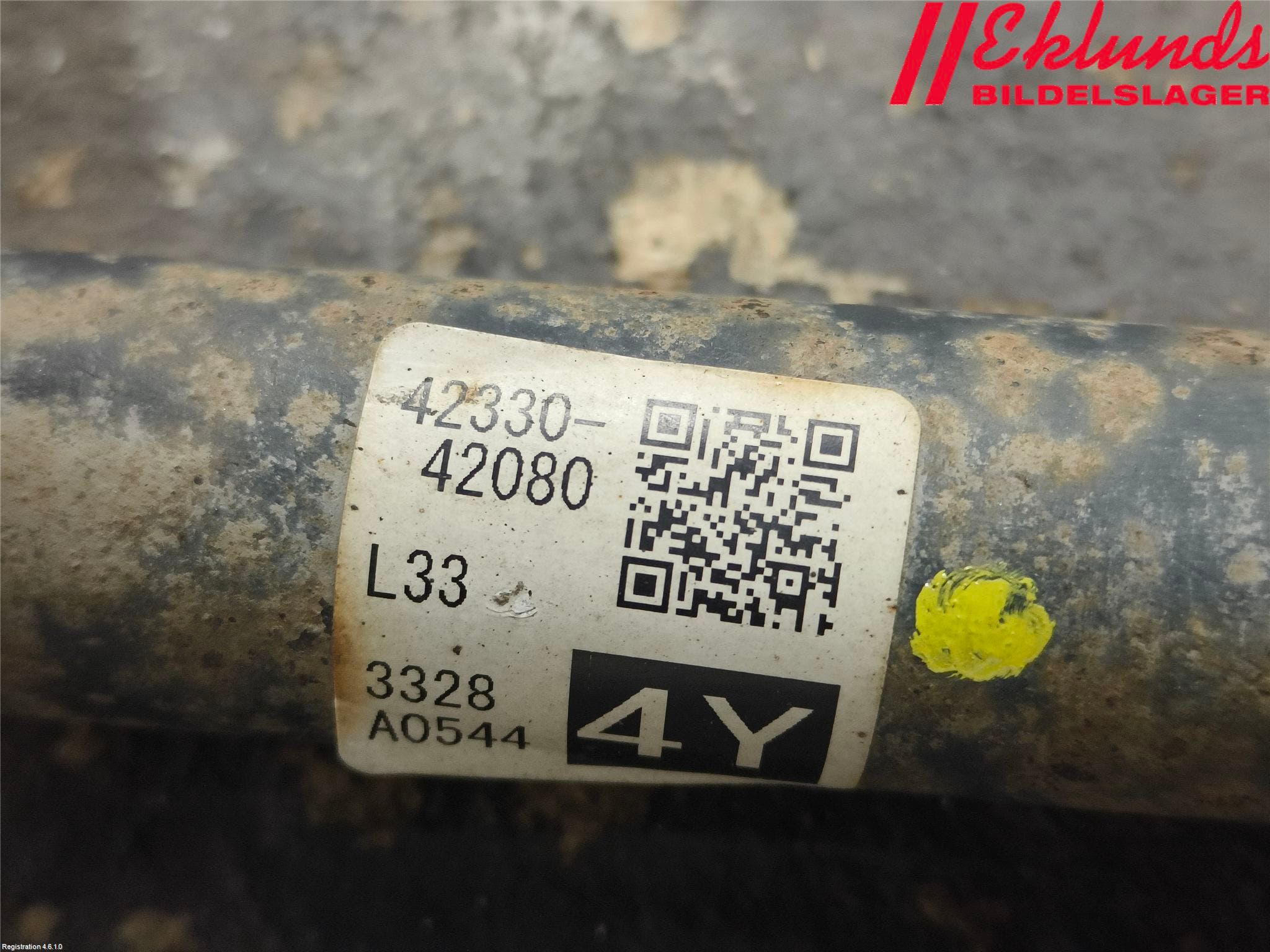 Toyota RAV4 19- Drivaxel Bak Höger