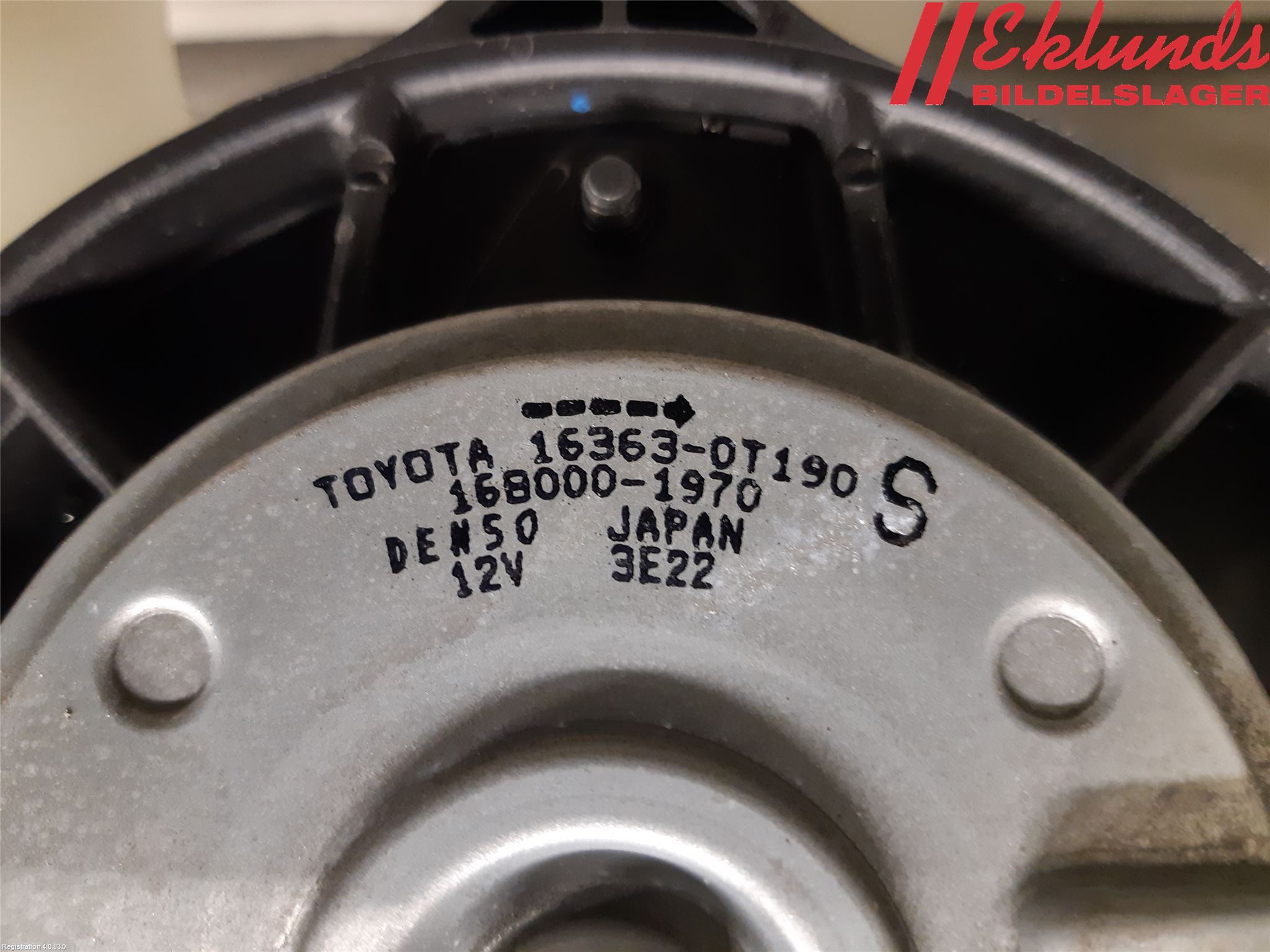 Toyota COROLLA 19- Kylfläkt El