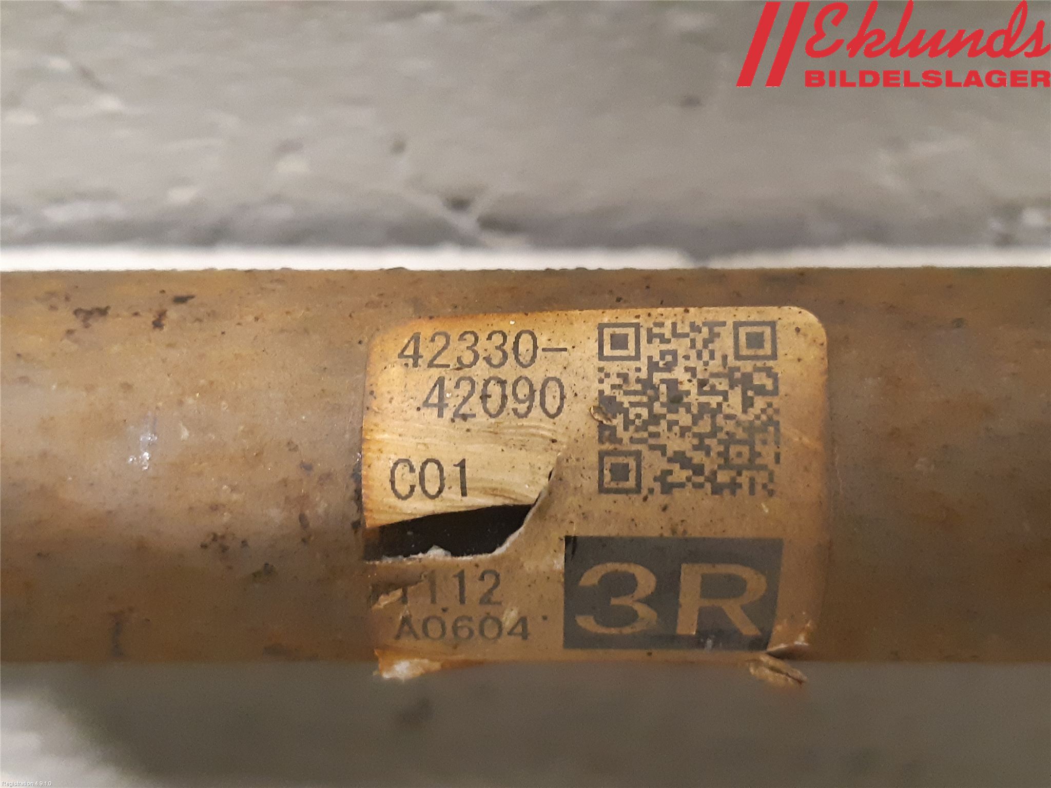 Toyota RAV4 19- Drivaxel Bak Höger