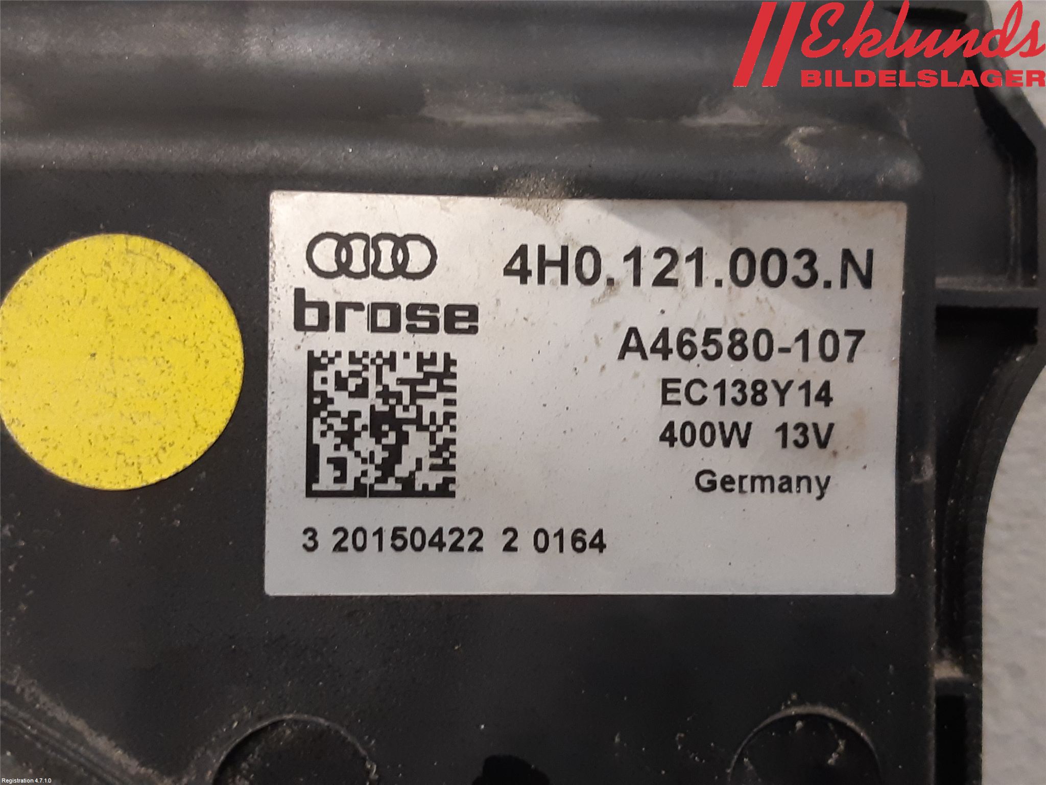 Audi A5 07-16 Kylfläkt El