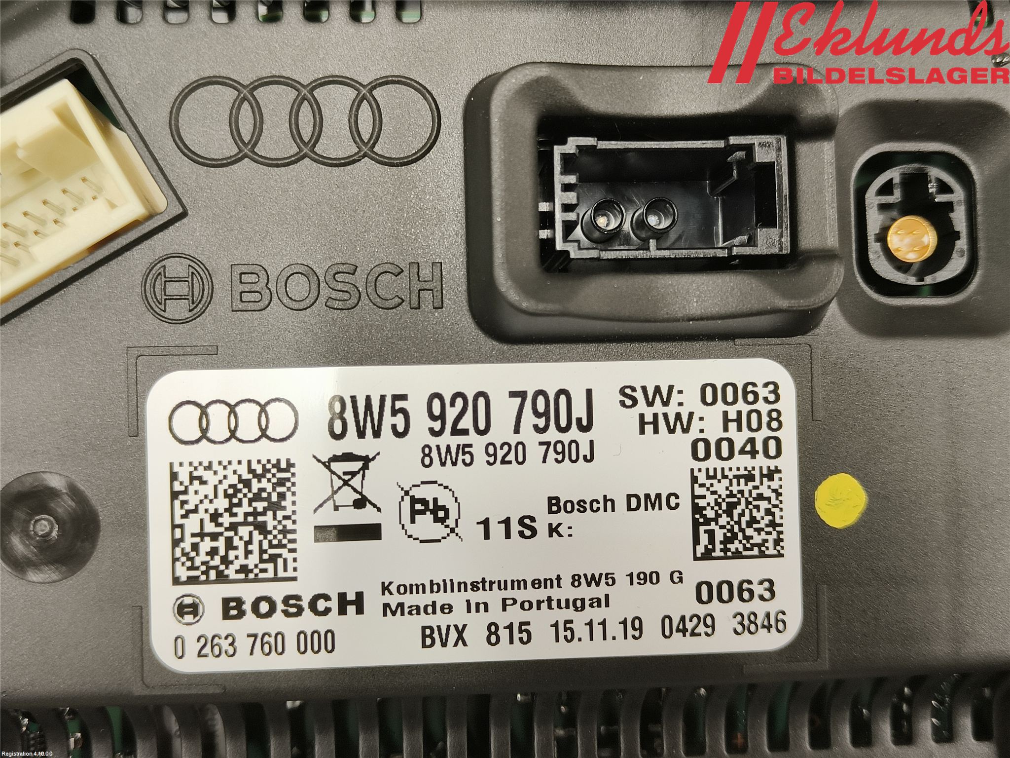 Audi A4/S4 B9 20- Instrument Komb