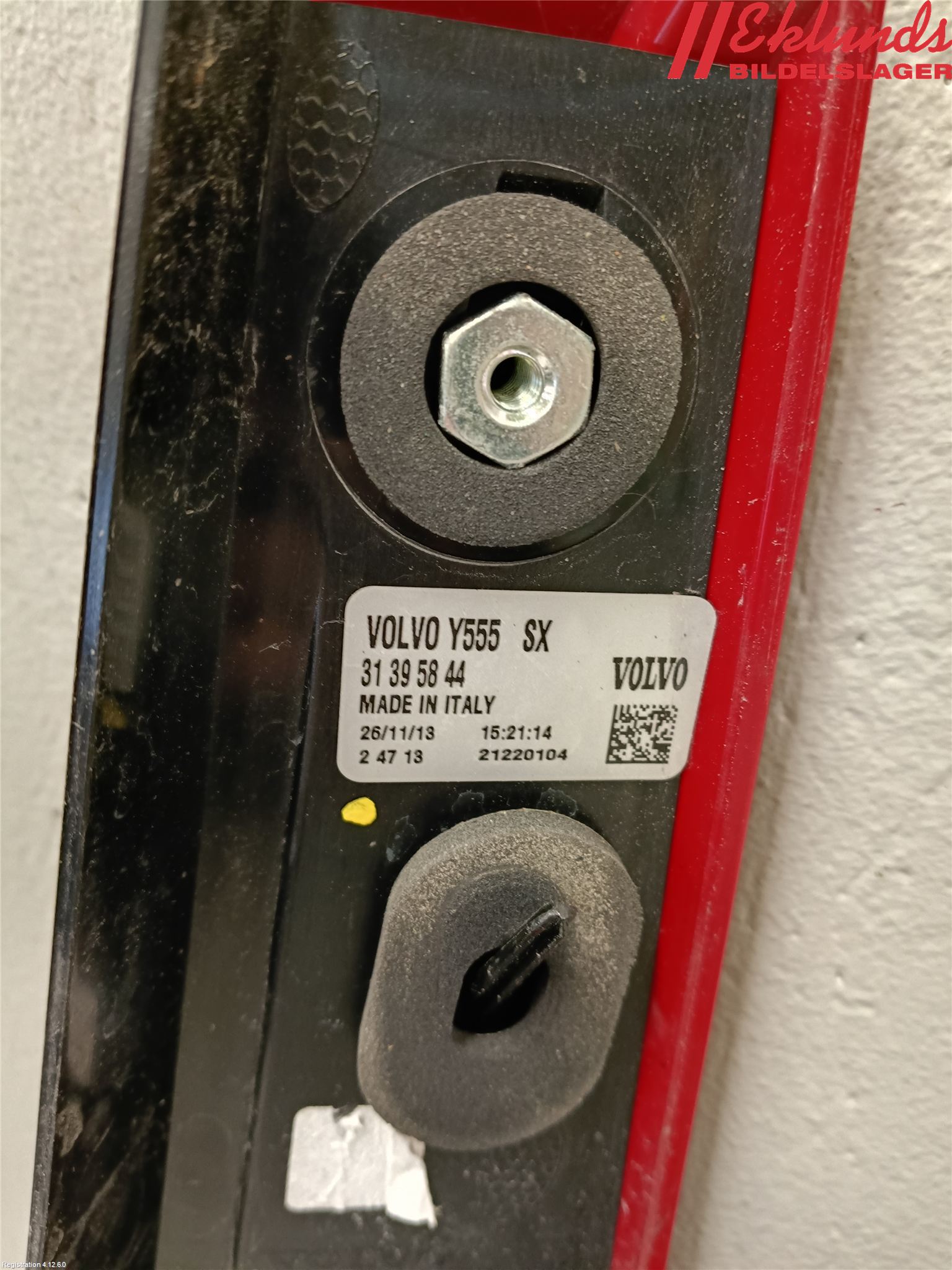 Volvo V40 12-19 Bakljus Vänster