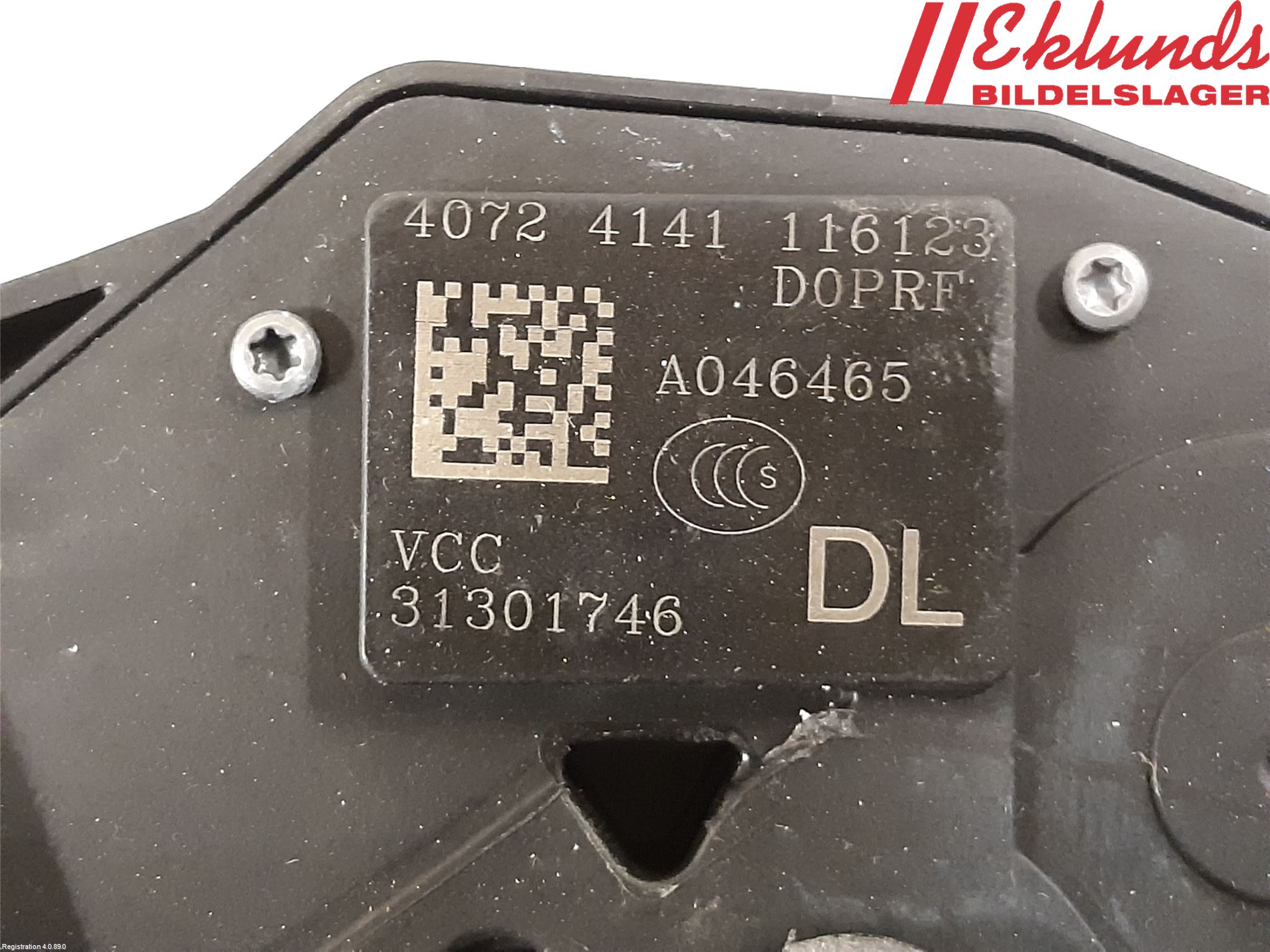 Volvo V60 11-13 Låskista-Dörrlås