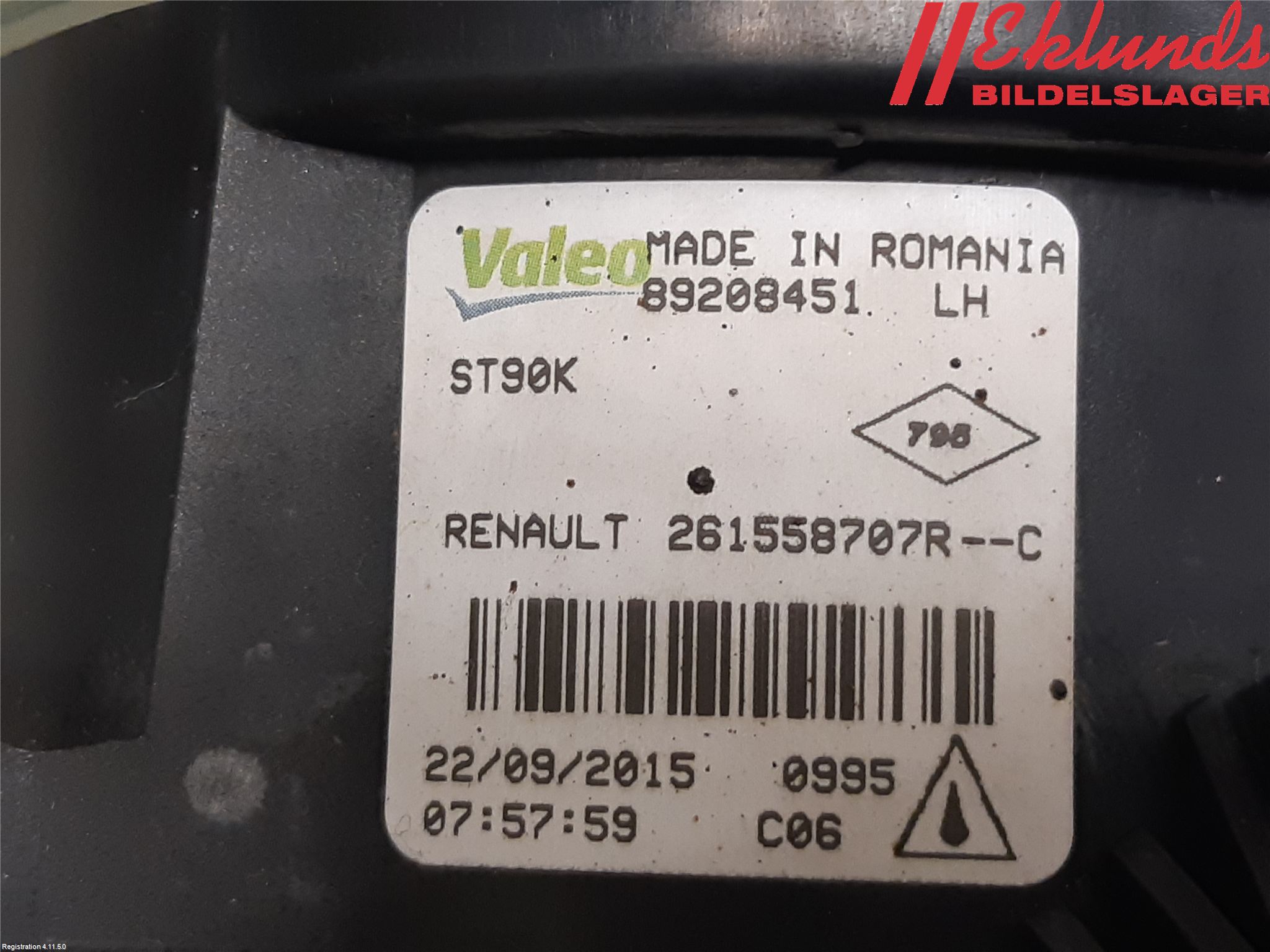 Renault TRAFIC/E-TECH 15- Dimljus-Varselljus Fram