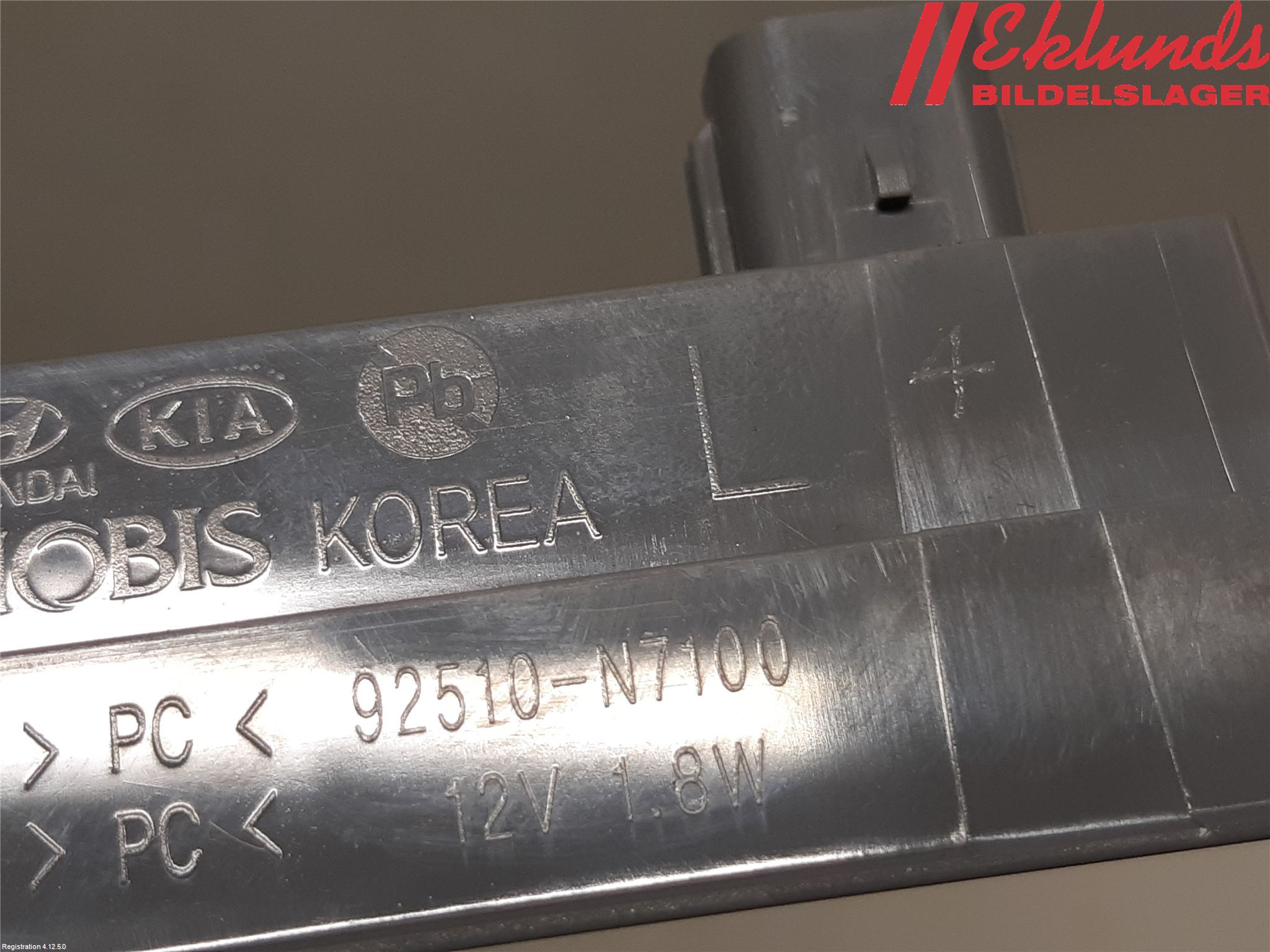 Hyundai TUCSON 05- Skylt Belysning