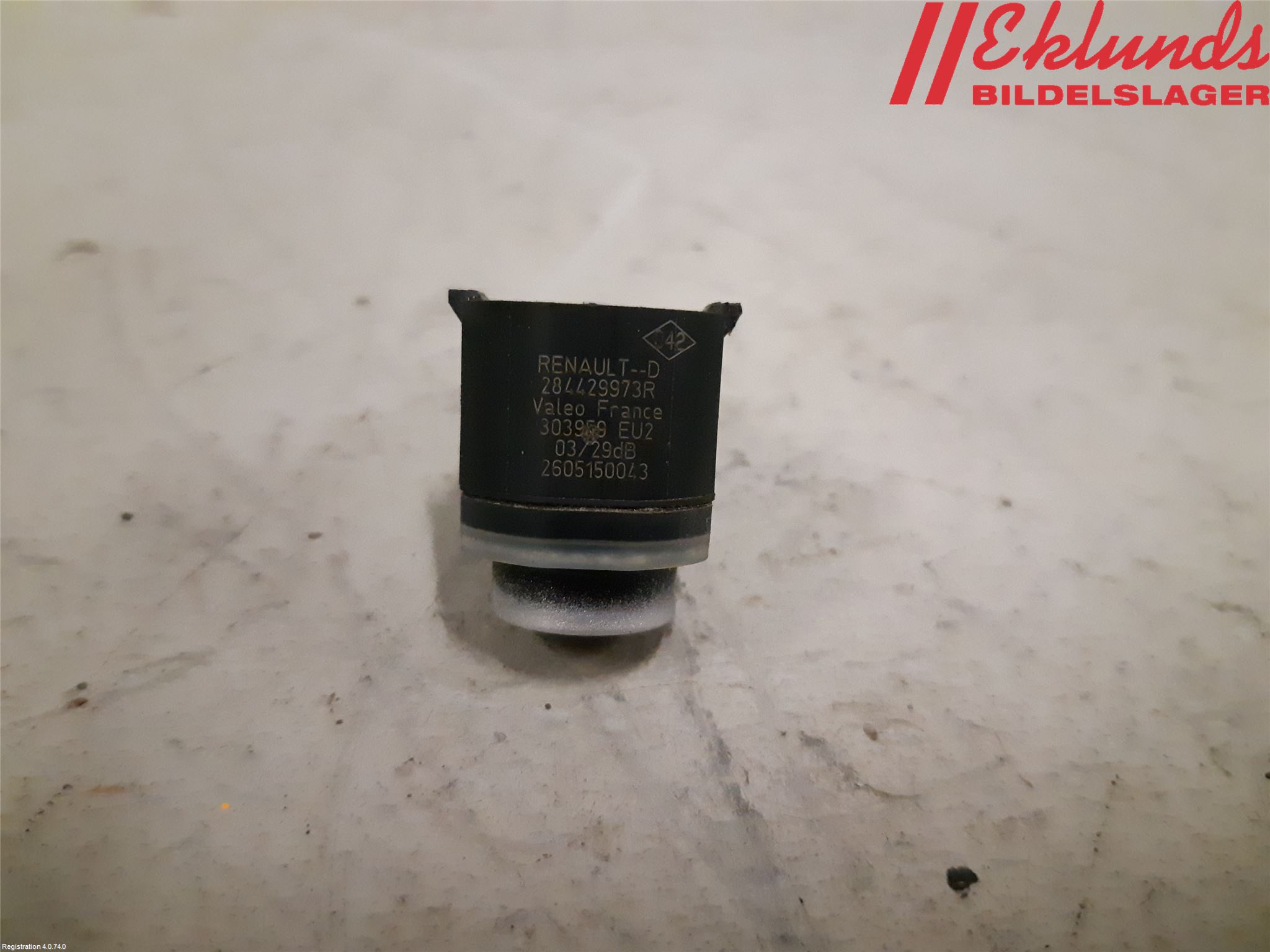 Renault CAPTUR 13-19 Parkeringshjälp Backsensor