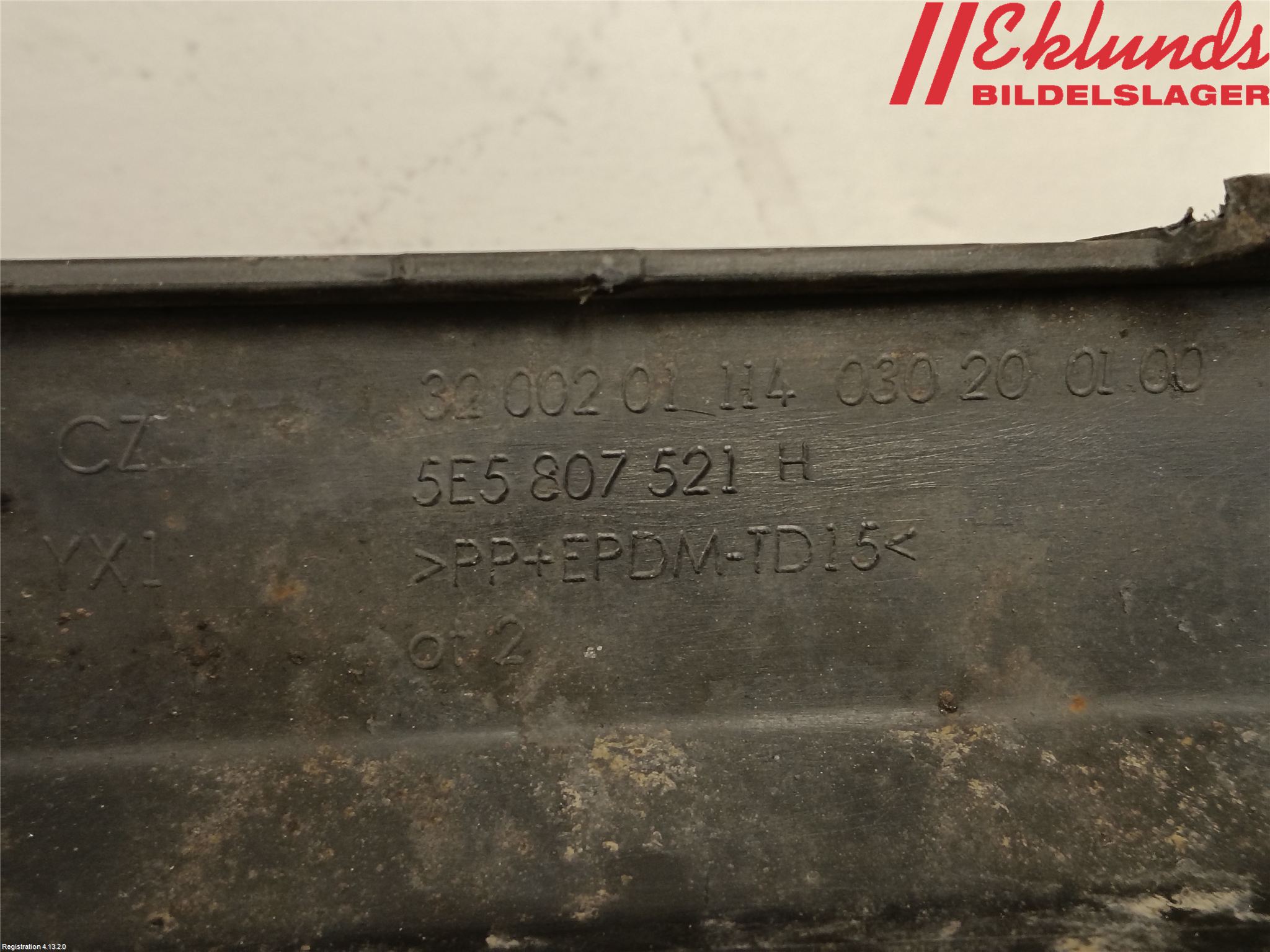 Skoda OCTAVIA (5E) 13-20 Spoiler Bak