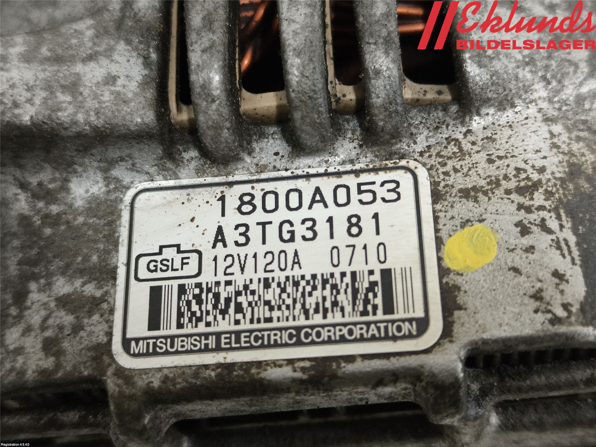 Mitsubishi OUTLANDER 07-12 Generator