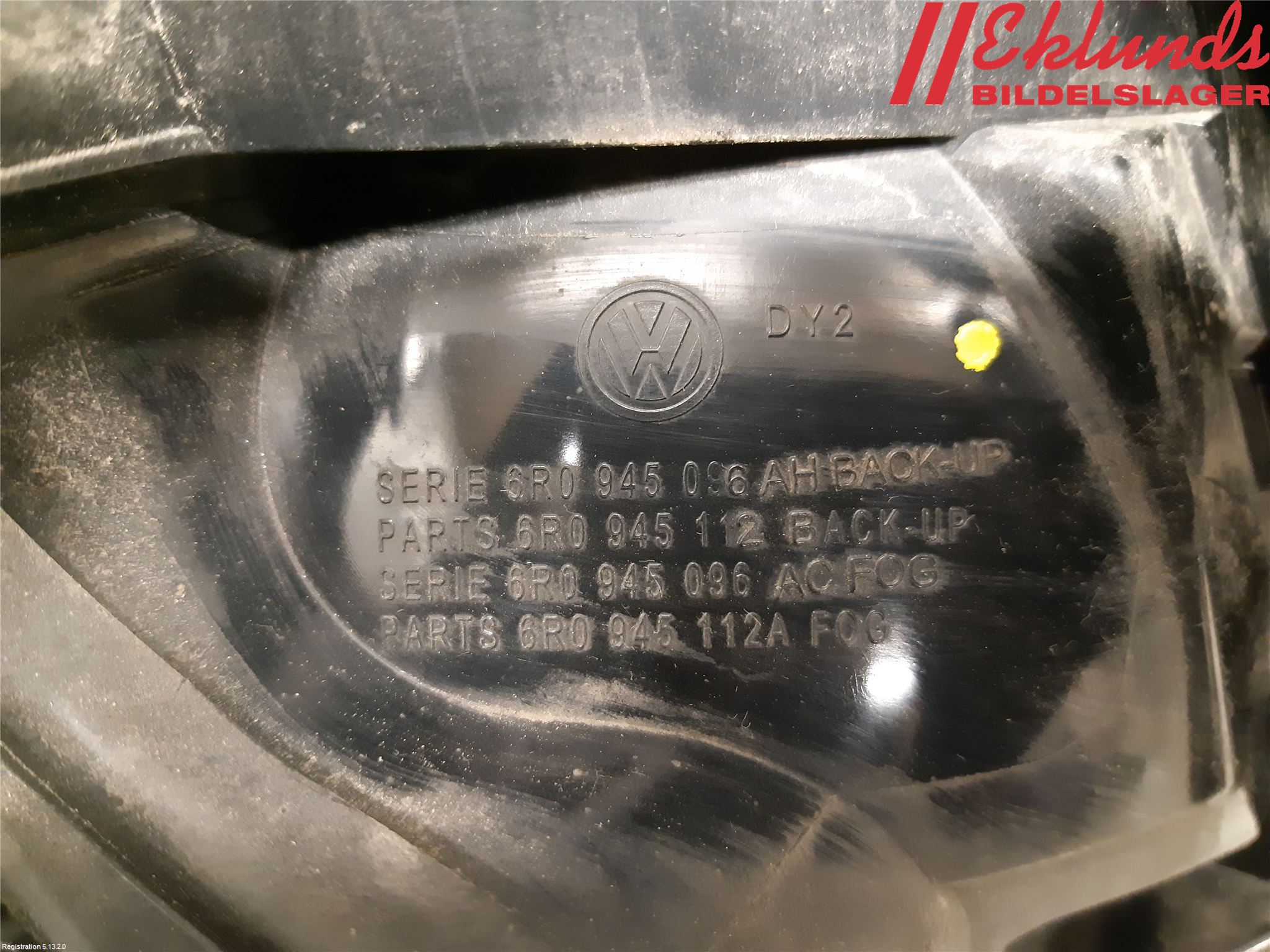 Volkswagen VW POLO 10-17 Bakljus Höger