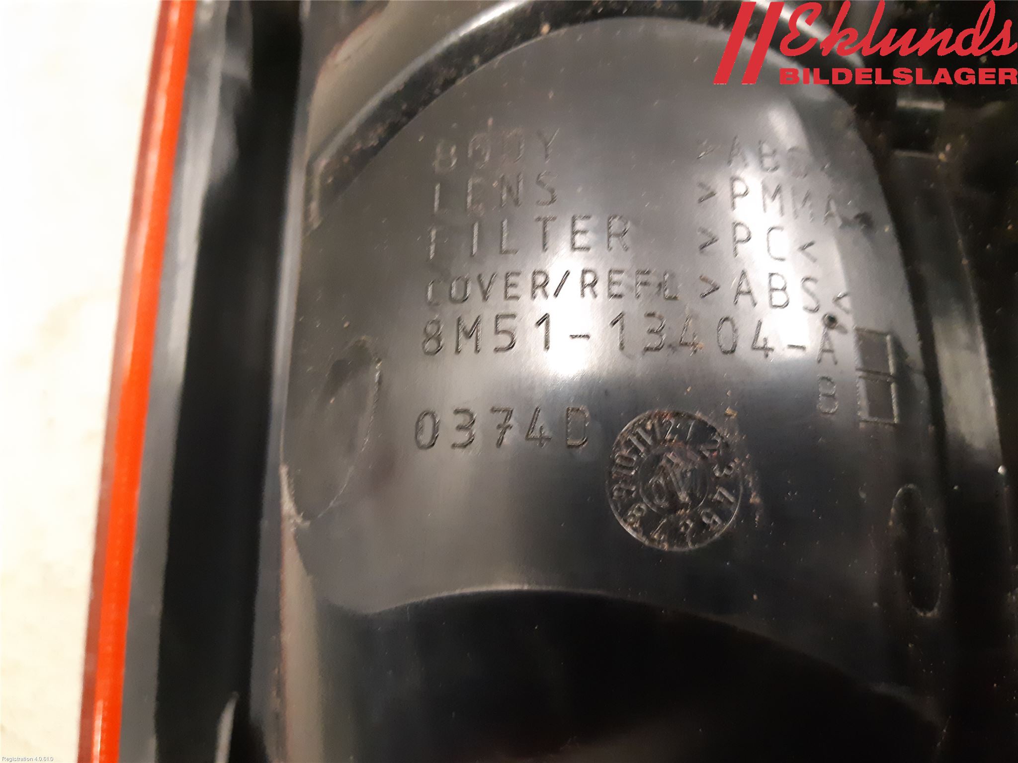 Ford FOCUS 08-11 Bakljus Höger