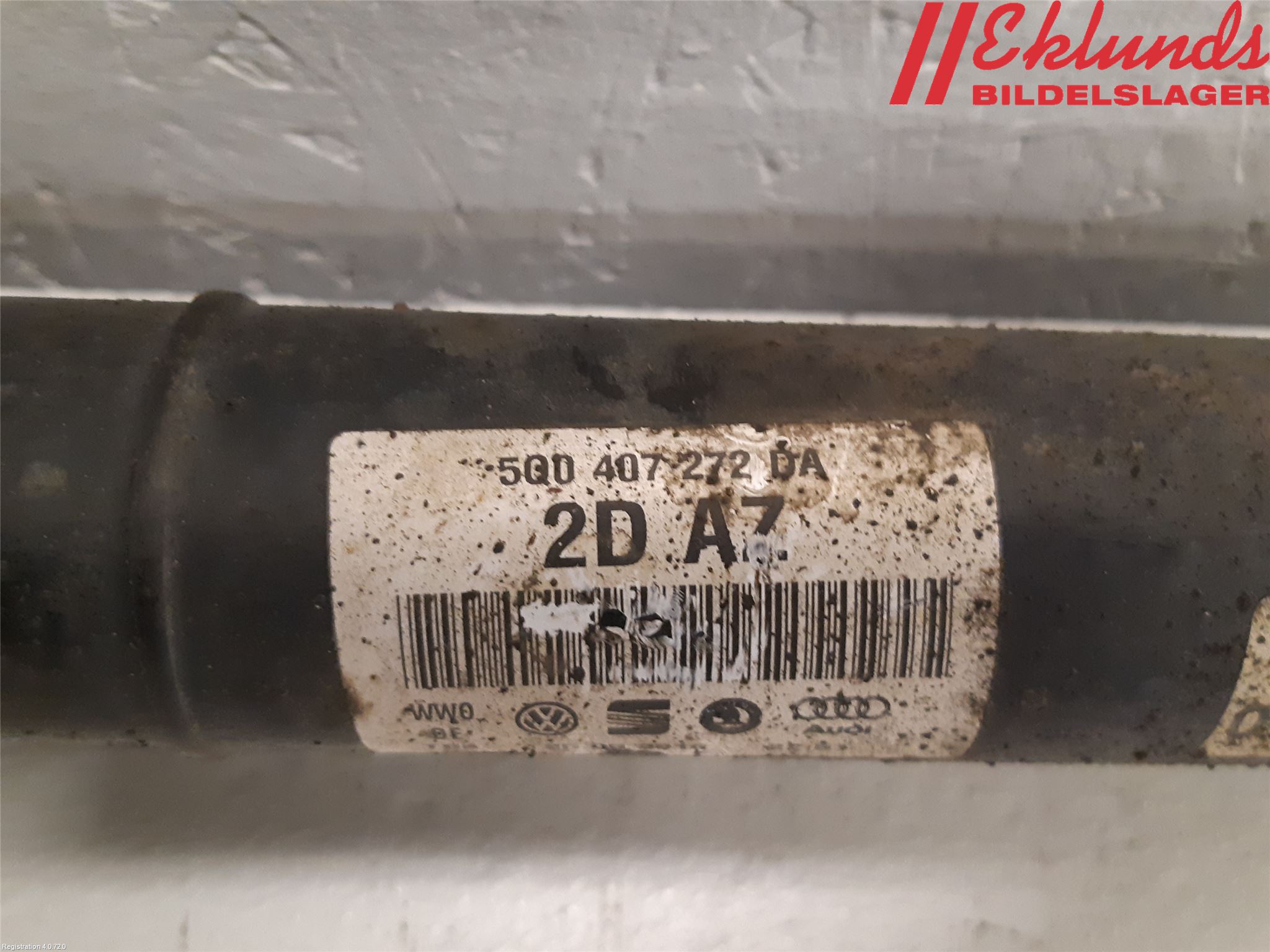 Volkswagen VW GOLF / E-GOLF VII 13-20 Drivaxel Fram Höger