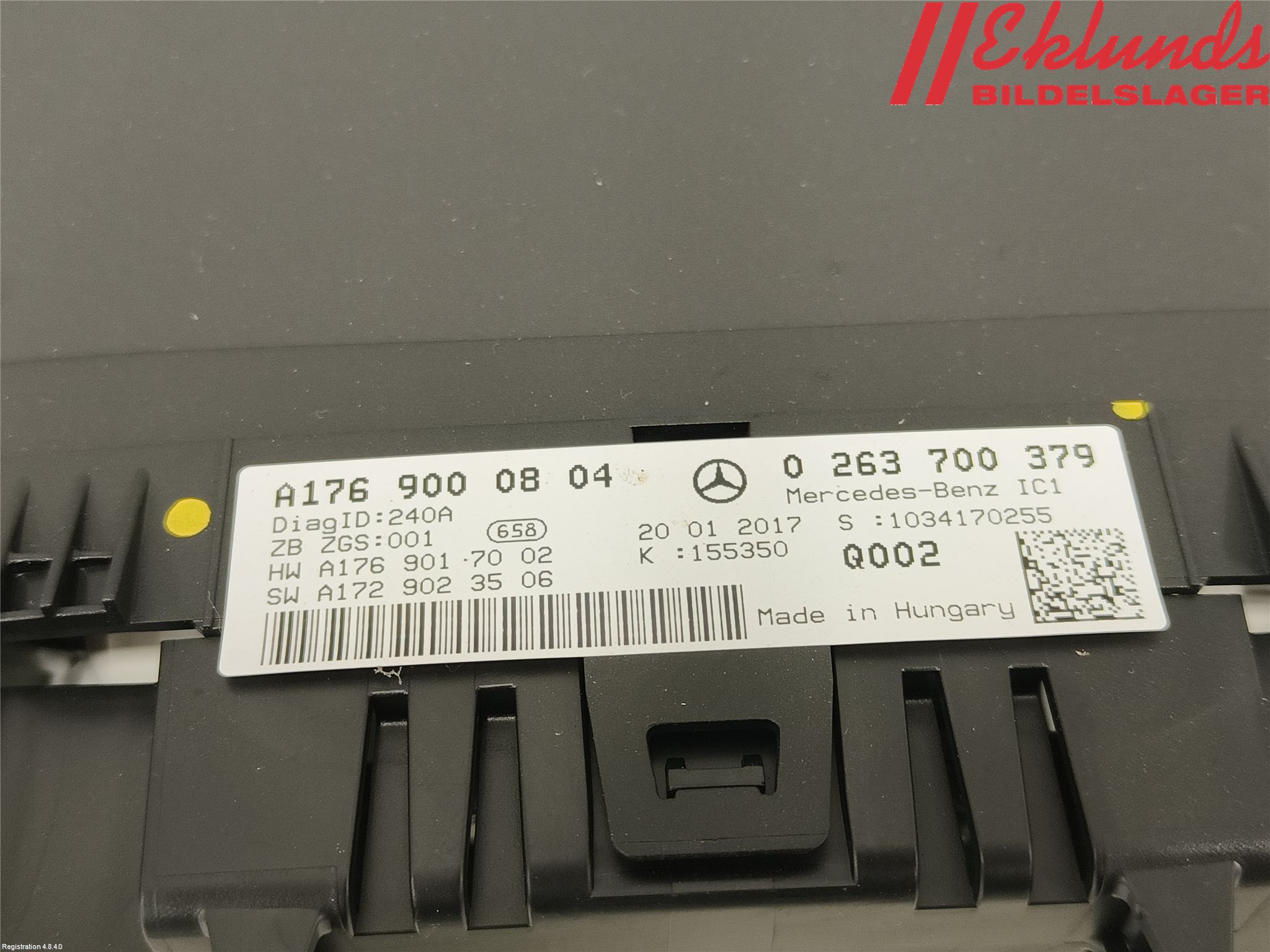 Mercedes-Benz MB A-KLASS (W176) 13-18 Instrument Komb