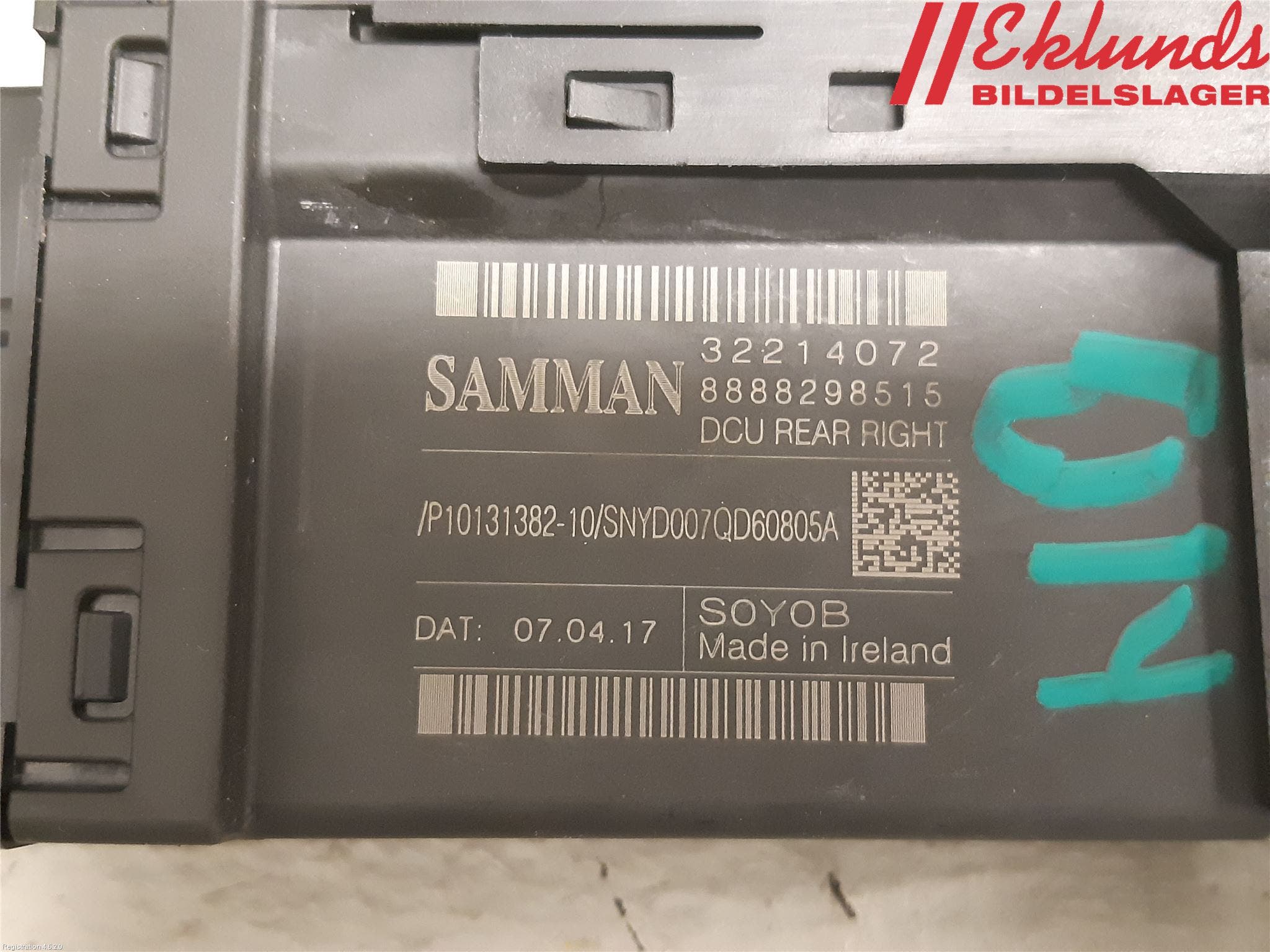 Volvo V90 17->> Fönsterhissmotor