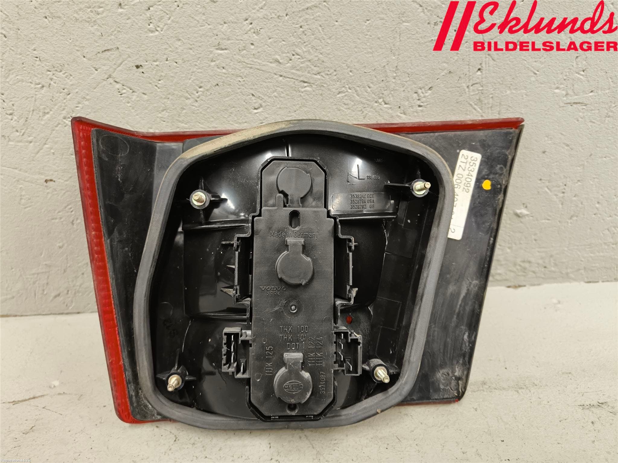 Volvo 940 91-98 Bakljus Lucka Vä