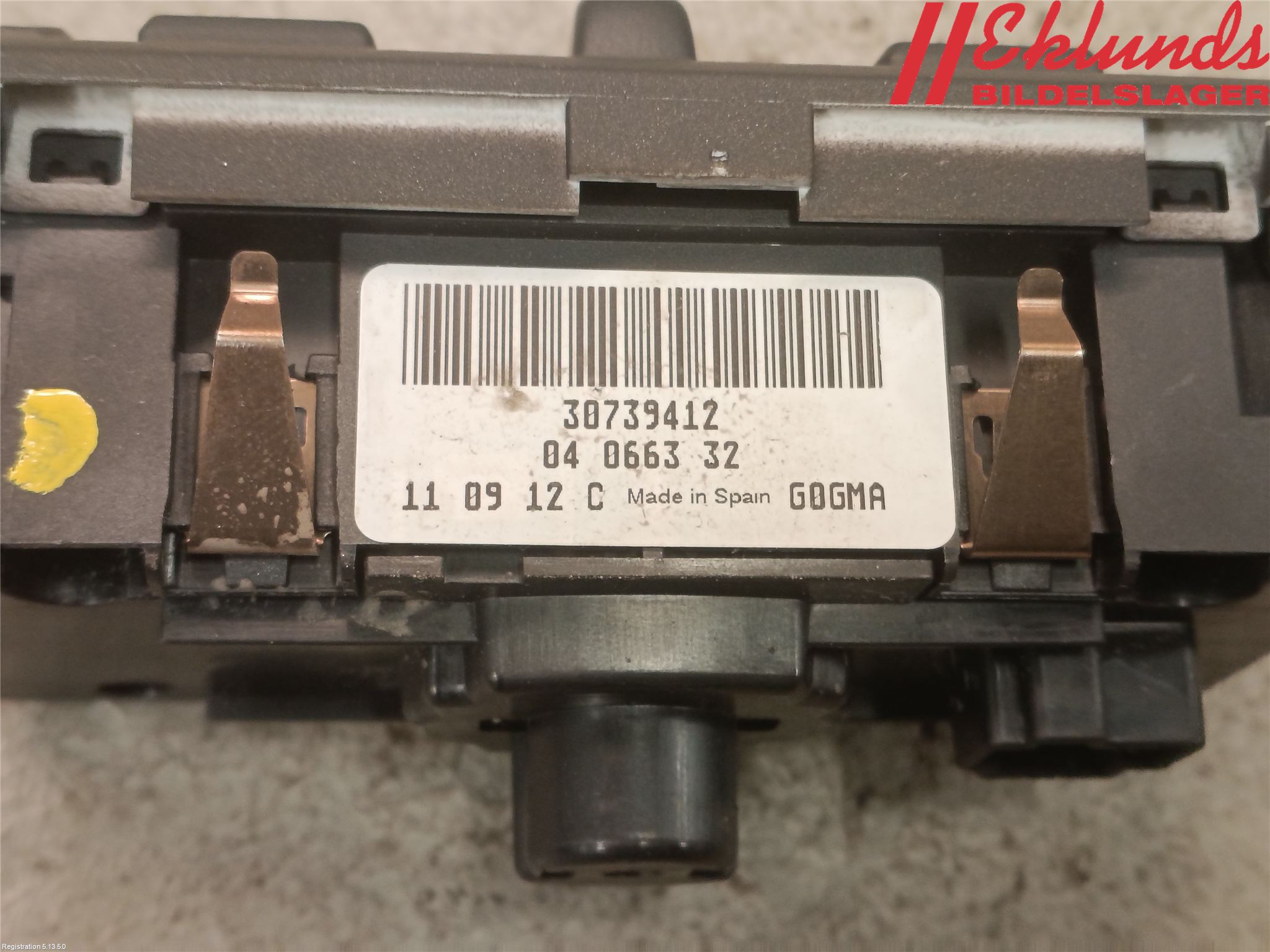 Volvo V60 11-13 Strömställare Ljus