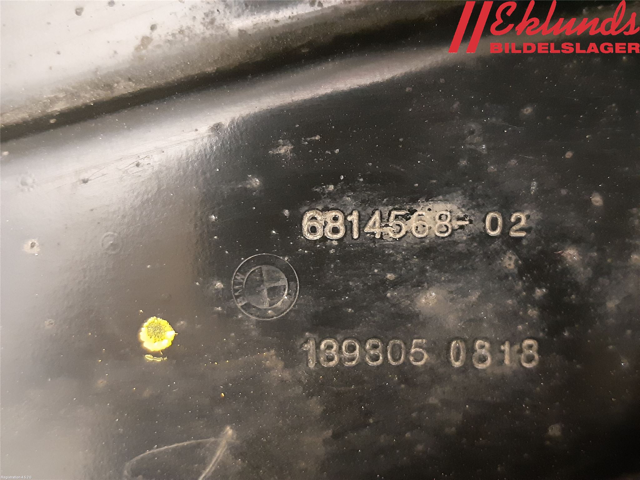 BMW 3 G20/G21/G80/G81 19- Frontplåt