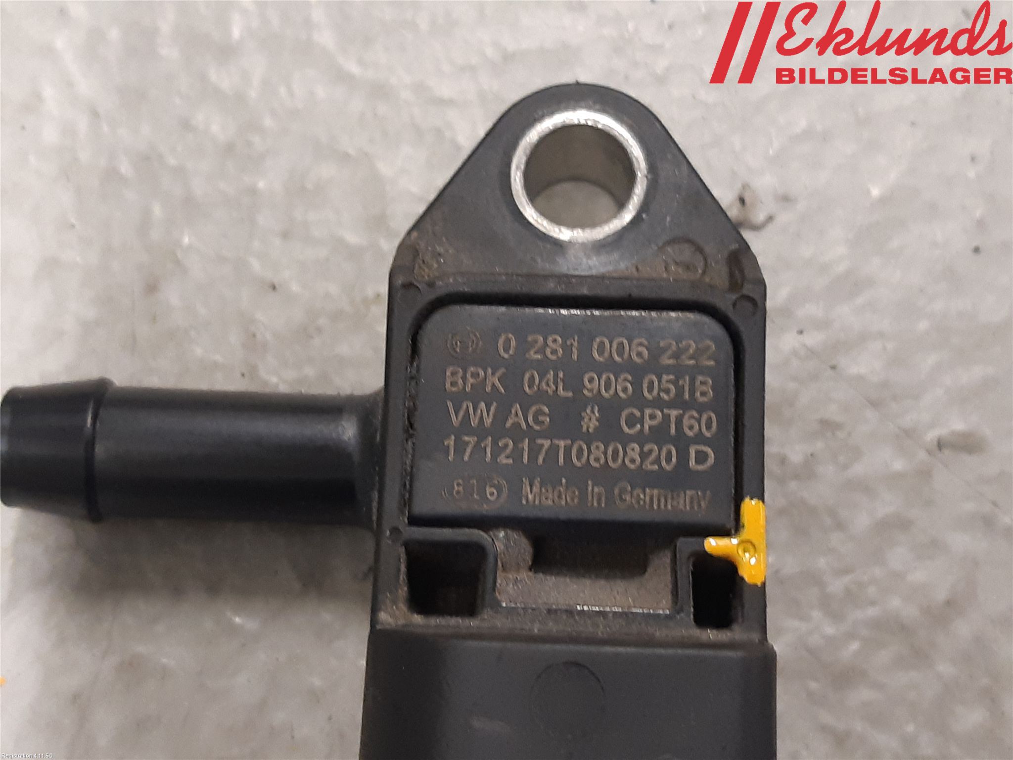 Volkswagen VW SHARAN 11- Givare Temp-Tryck Avgas
