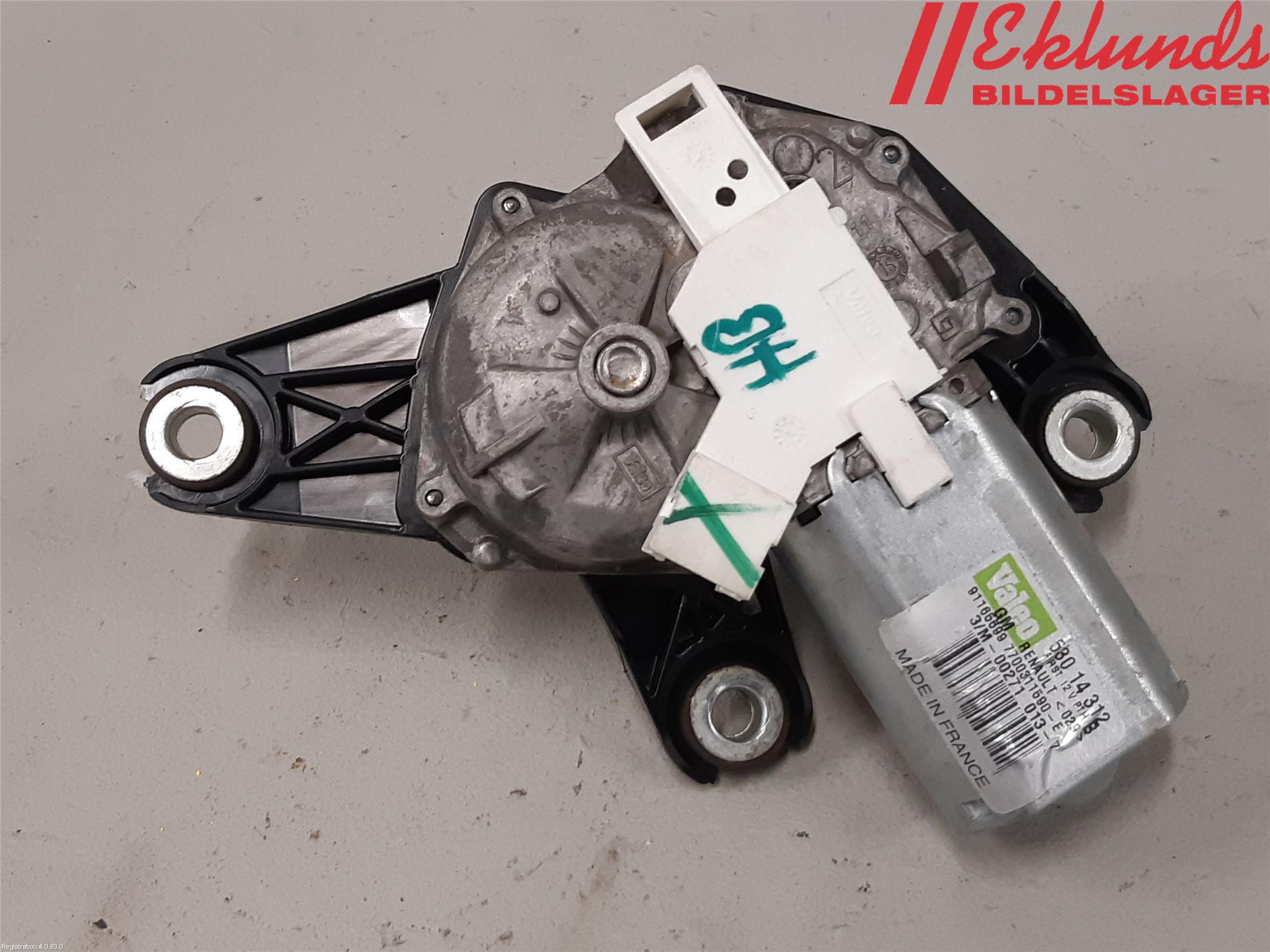 Fiat TALENTO 16- Torkarmotor Baklucka