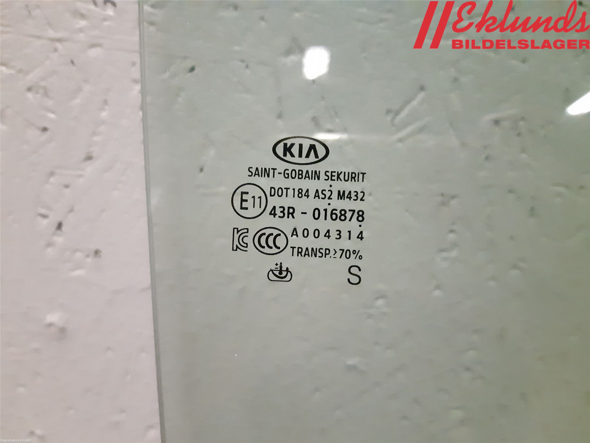 Kia NIRO (DE) 17-22 Dörruta Bak Höger