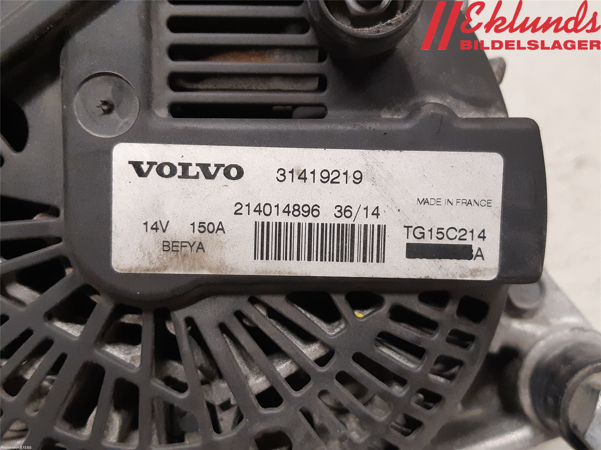 Volvo V60 14-18 Generator