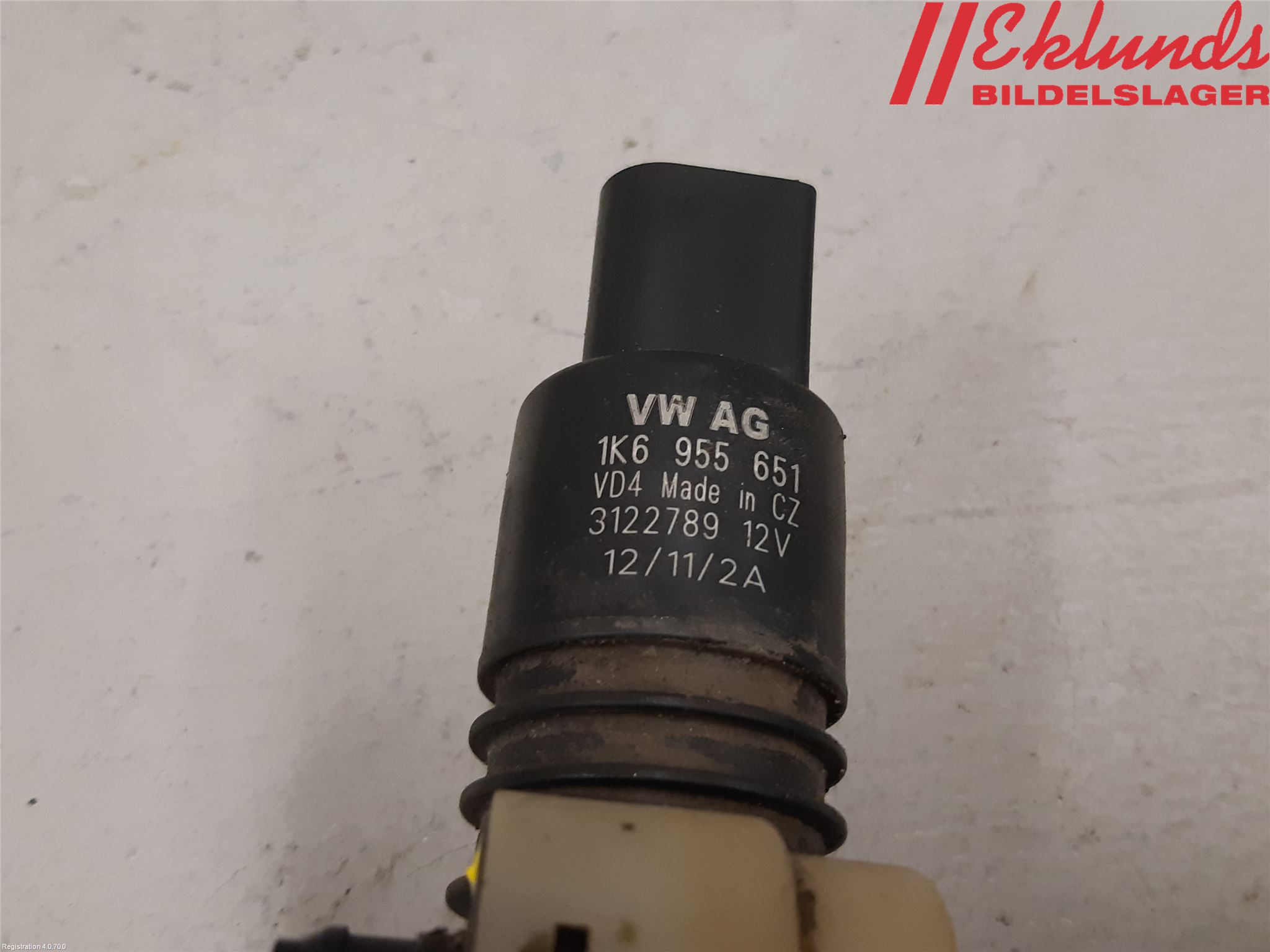 Volkswagen VW GOLF VI 09-13 Spolarpump Vindruta