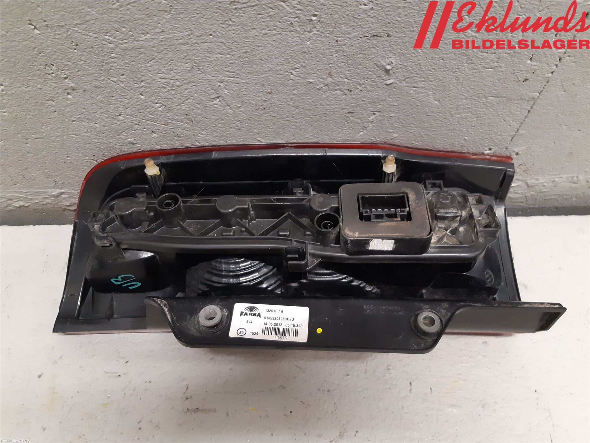 Citroen NEMO Bakljus Vänster