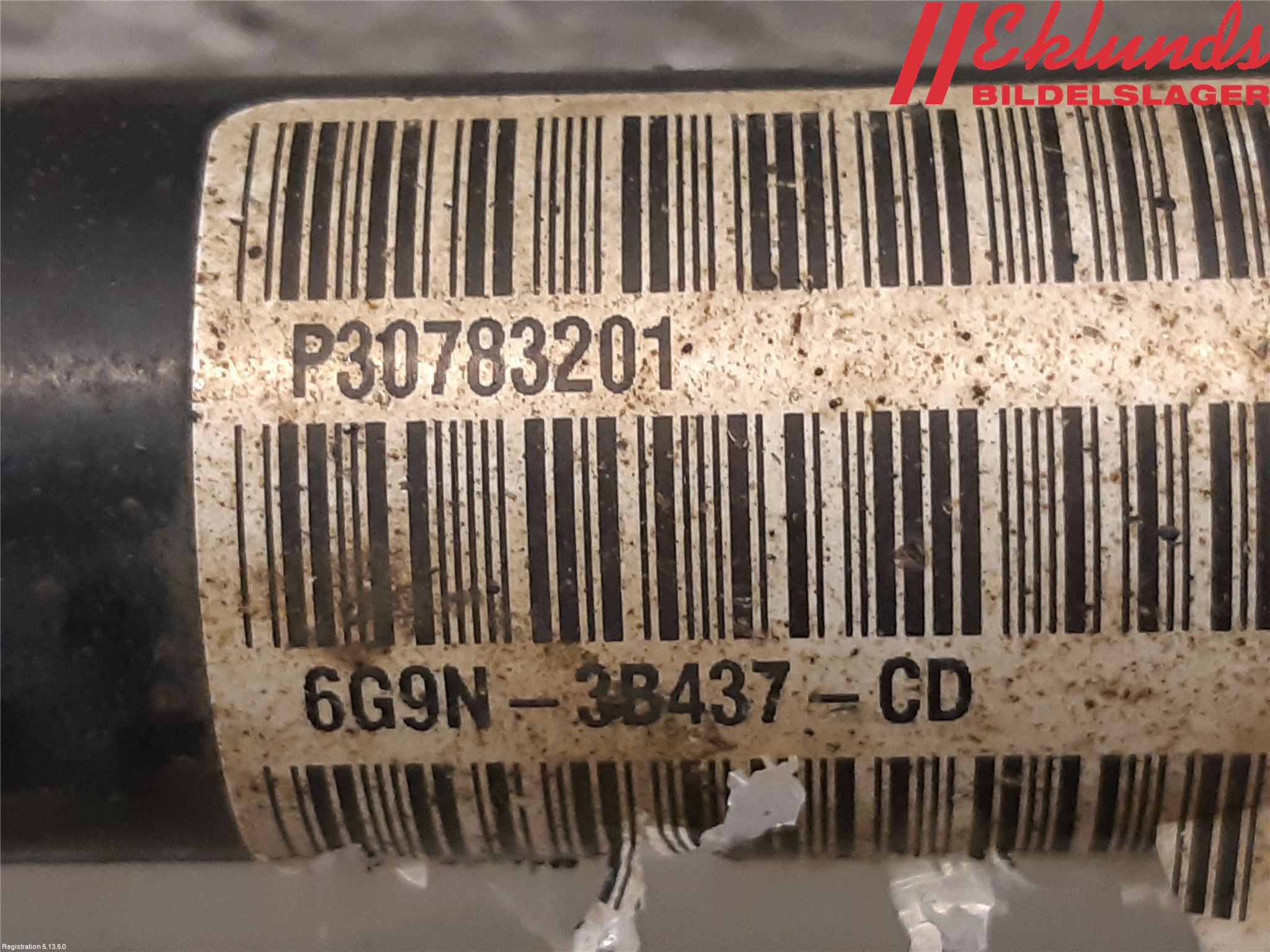 Volvo V70 08-13 Drivaxel Fram Vänster