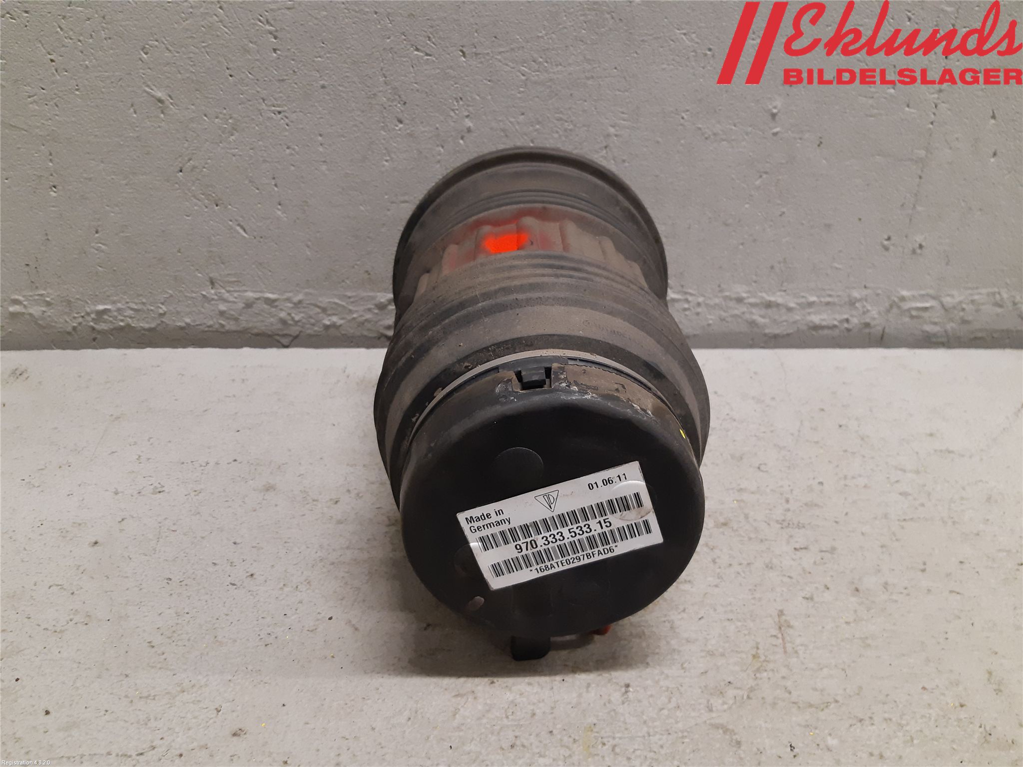 Porsche PANAMERA 09- Nivå-Luftfjädring Bälg