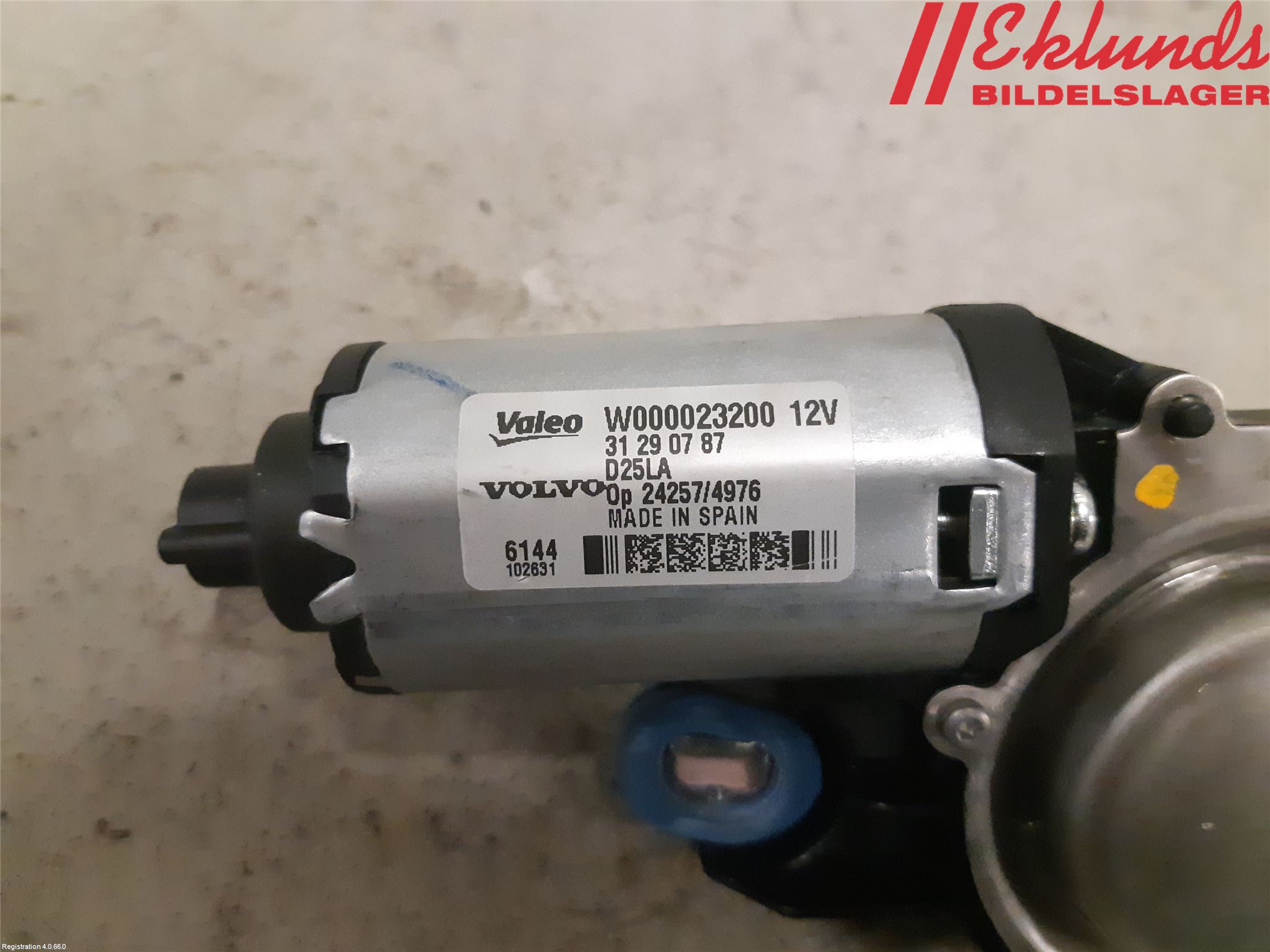 Volvo V70 14-16 Torkarmotor Baklucka