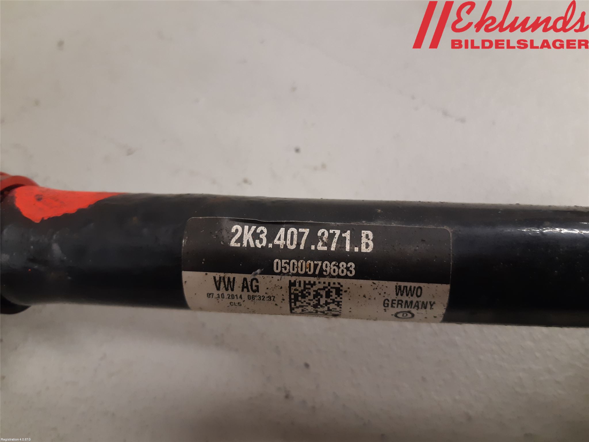 Volkswagen VW CADDY 11-15 Drivaxel Fram Vänster