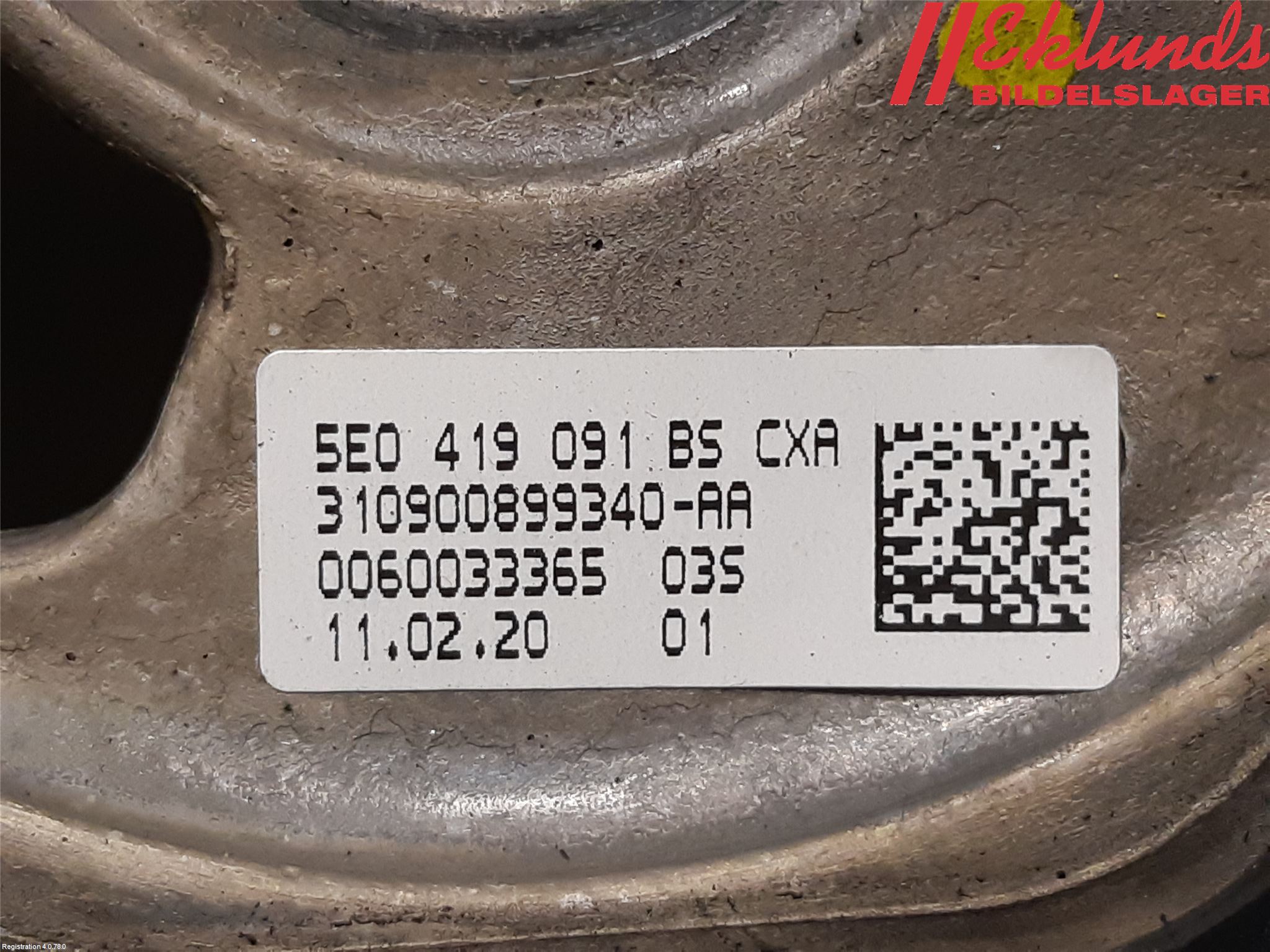 Skoda OCTAVIA (5E) 13-20 Ratt