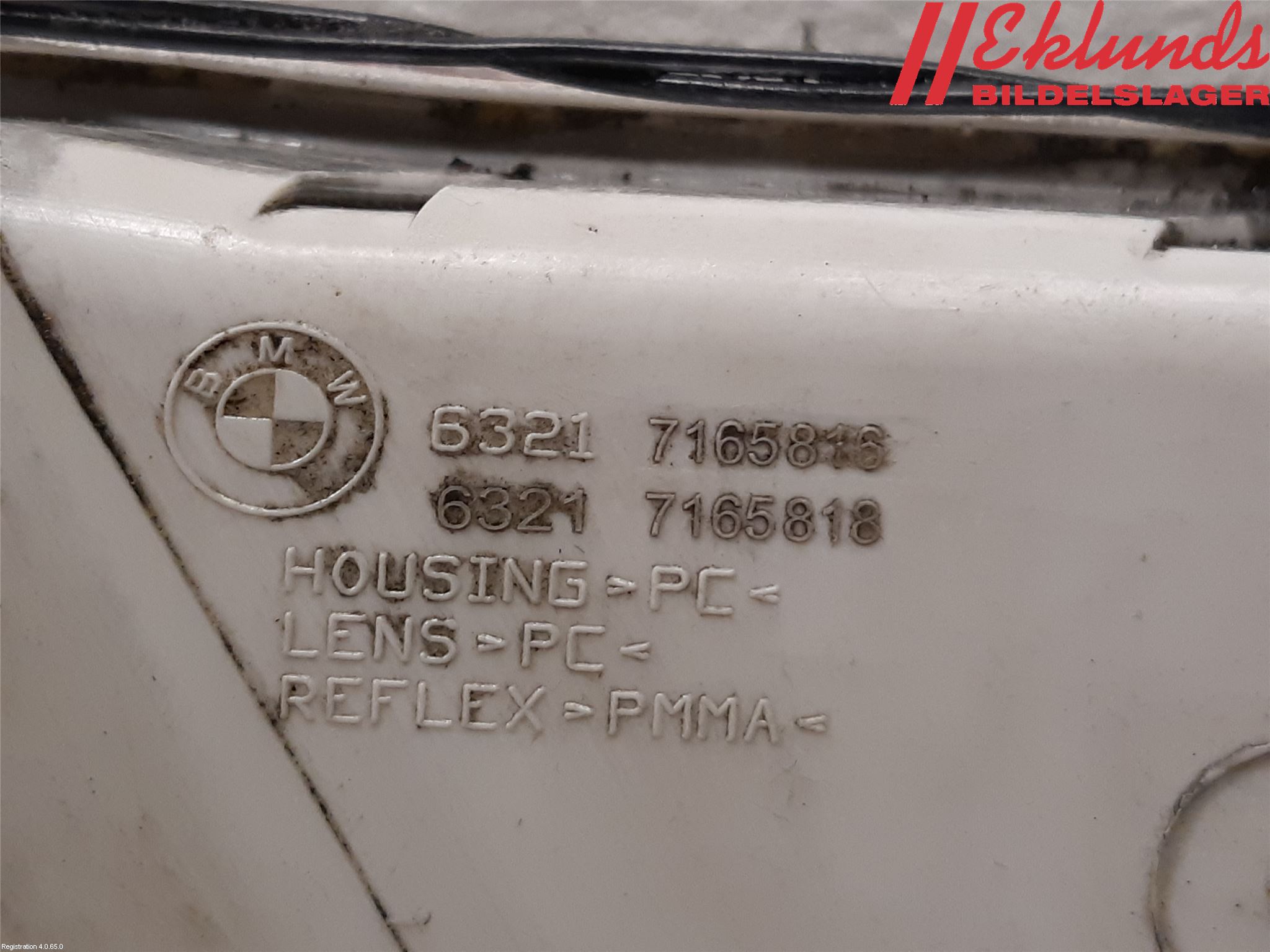 BMW 6 E63/64    02-10 Dimljus/Reflex Bak