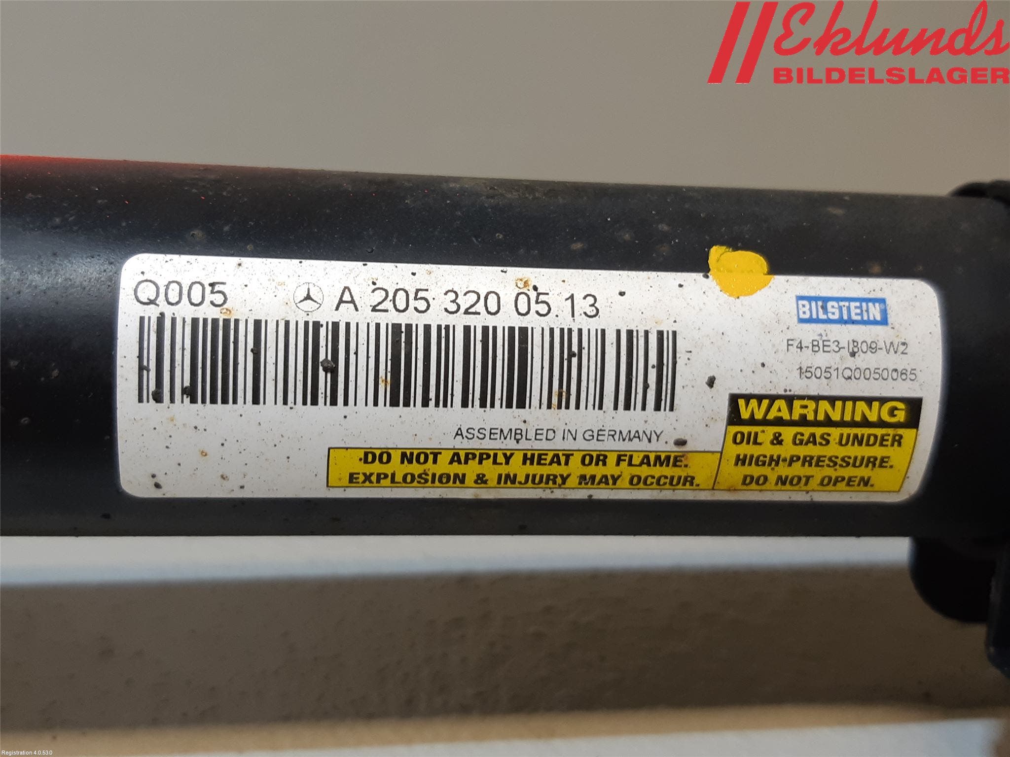 Mercedes-Benz MB C-KLASS (W205) 14-21 Fjäderben Fram Vänster