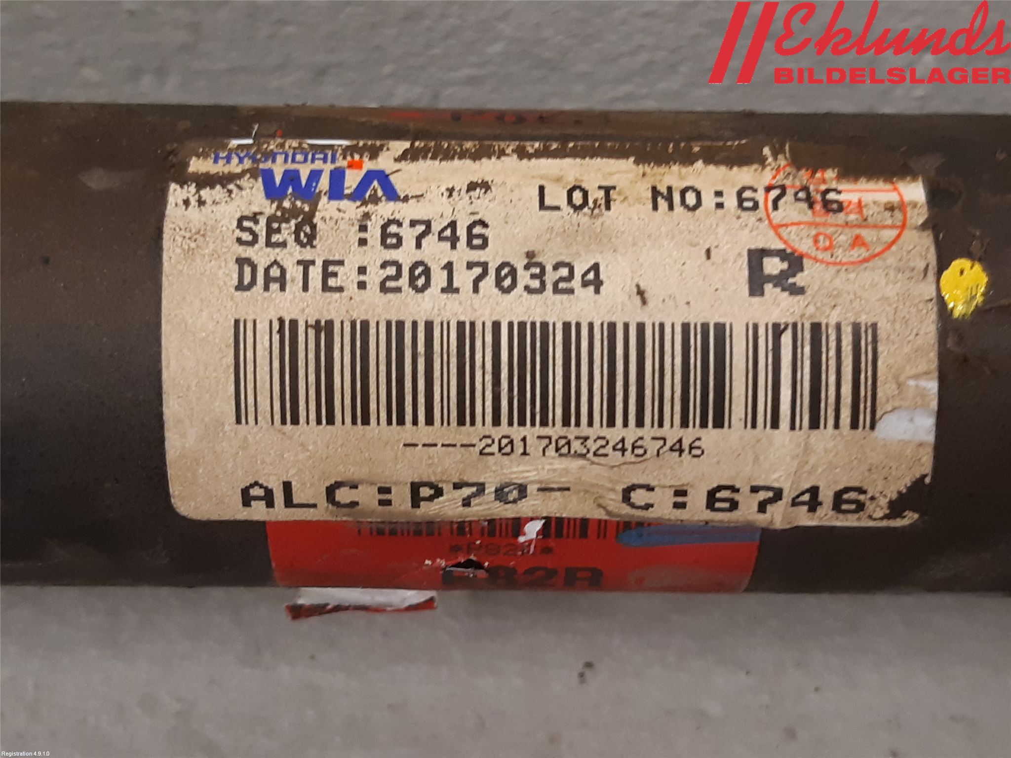 Kia SOUL 09- Drivaxel Fram Höger