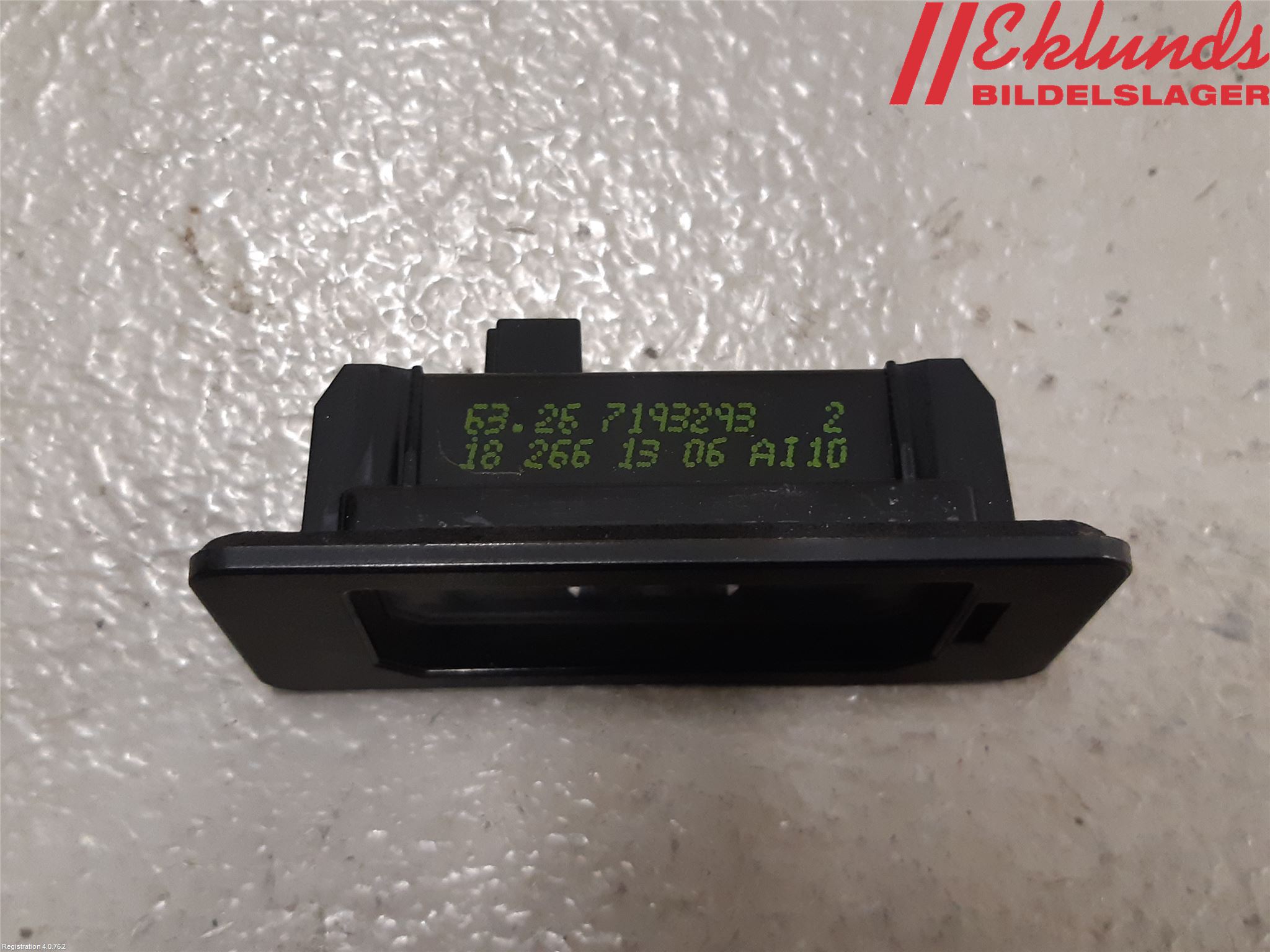 BMW 3 F30/F31/F80 12-19 Skylt Belysning