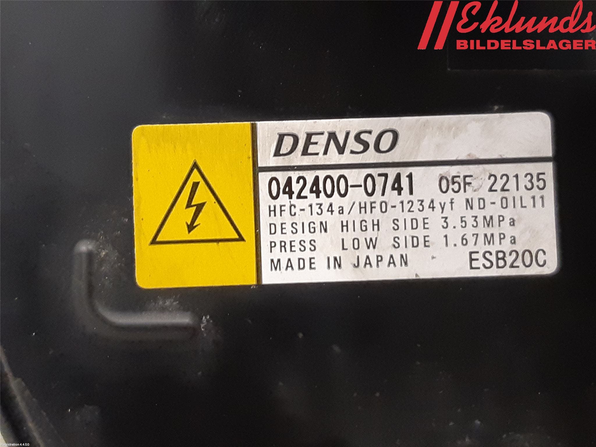 Toyota YARIS XP21 20- Ac Kompressor