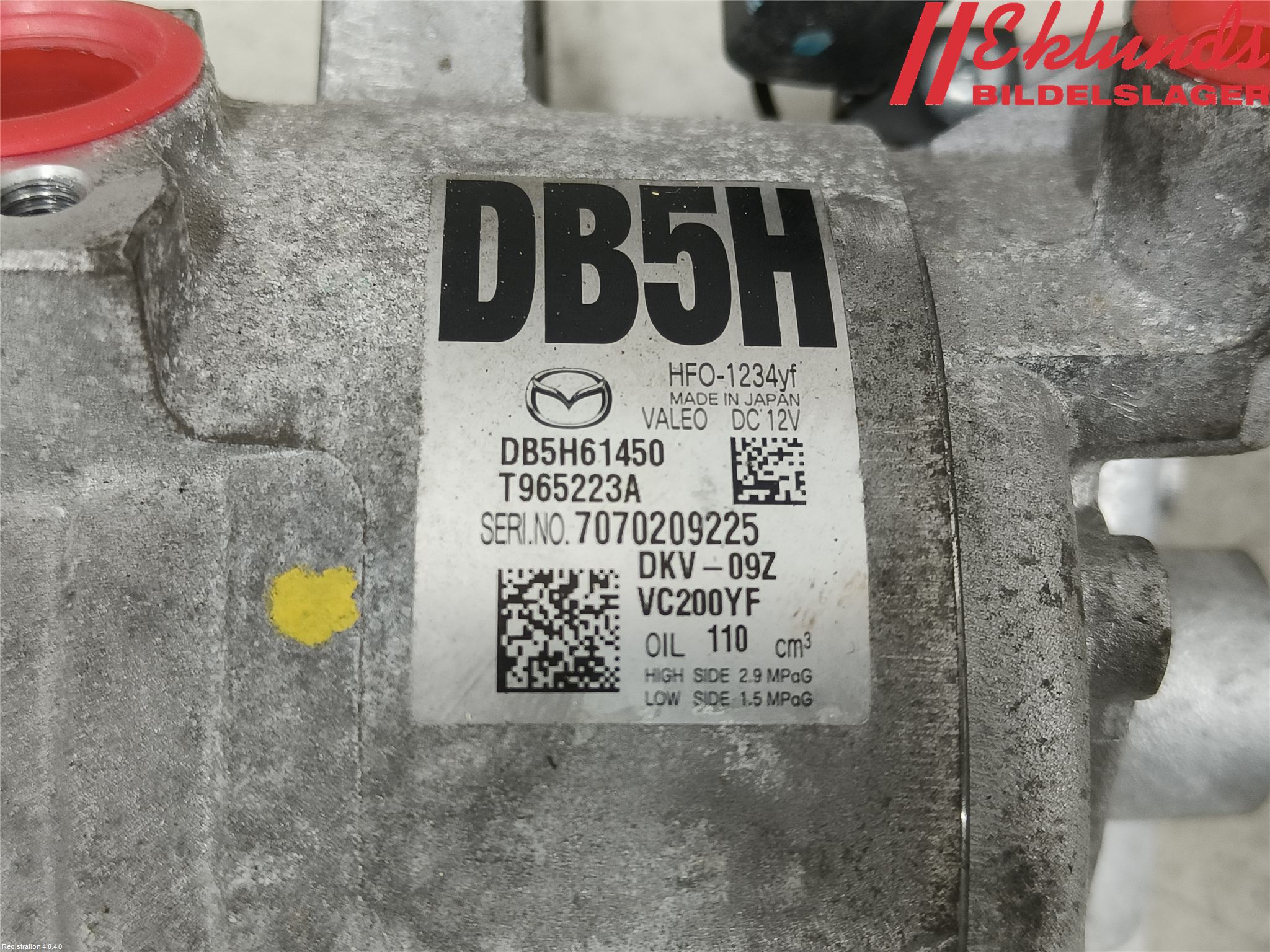 Mazda CX-3 Ac Kompressor