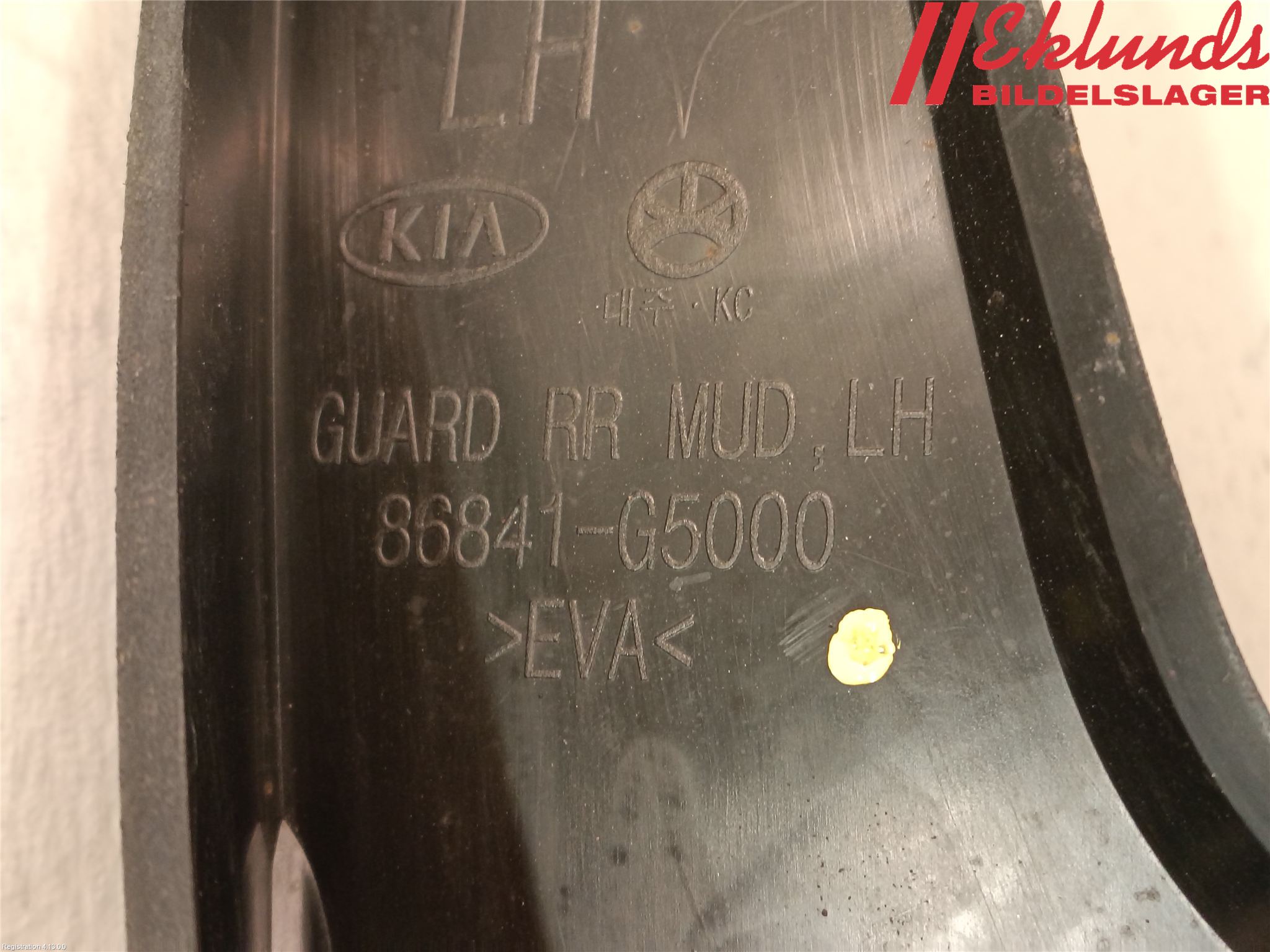 Kia NIRO (DE) 17-22 Stänkskydd